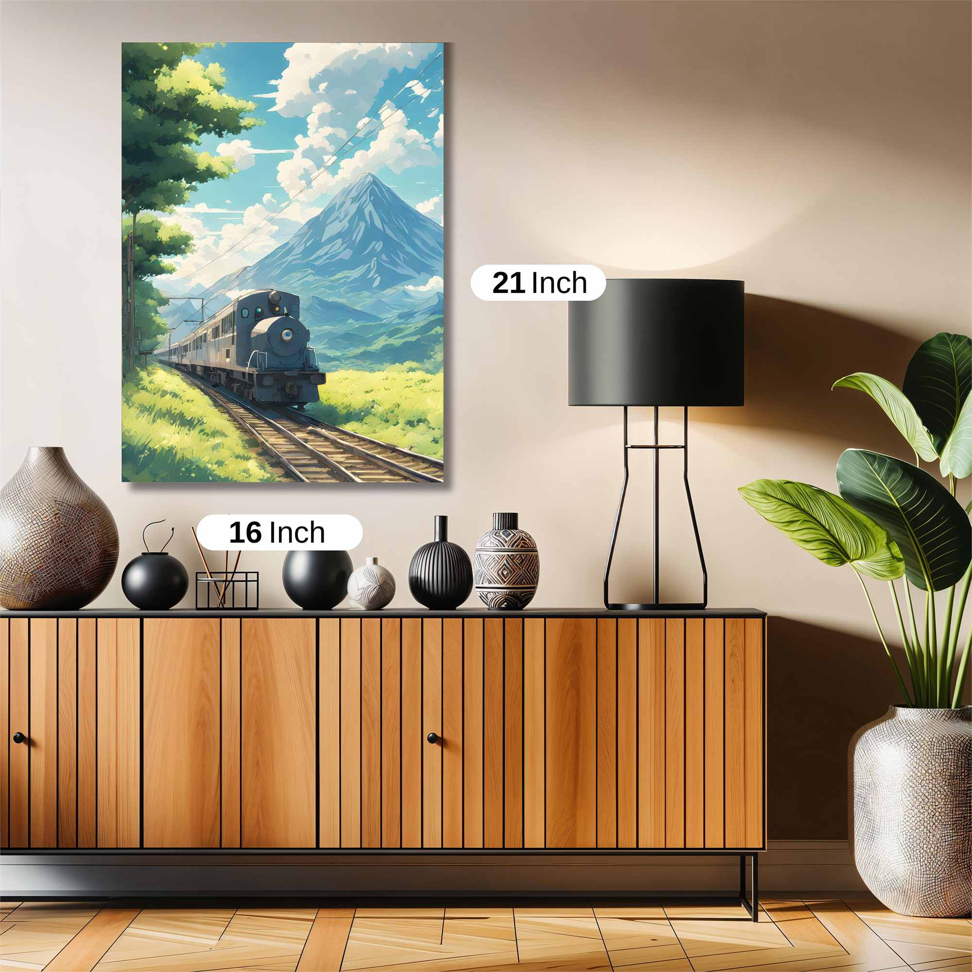 Train Tranquil Safe Wall Magnetic / M