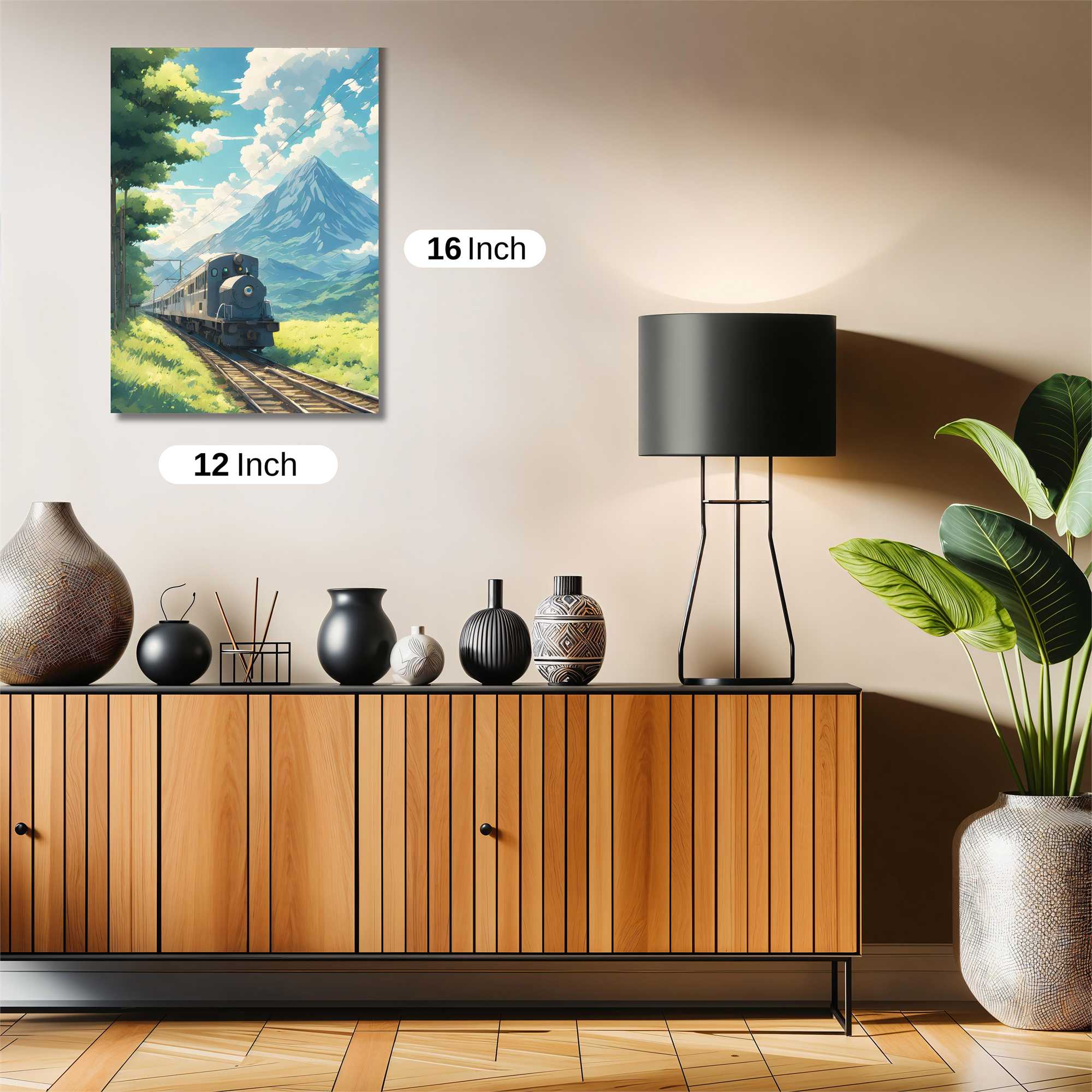 Train Tranquil Safe Wall Magnetic / M