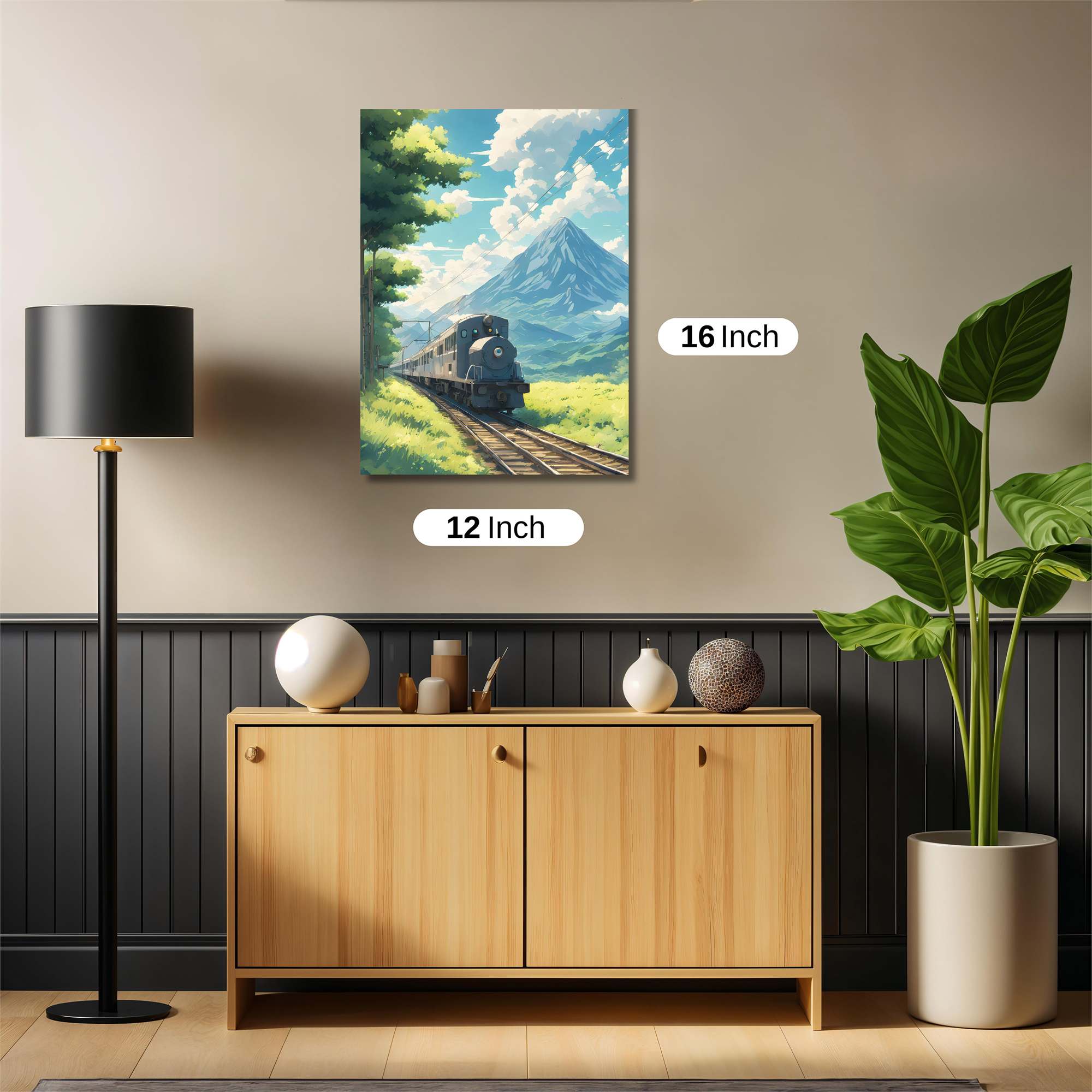 Train Tranquil Safe Wall Magnetic / M