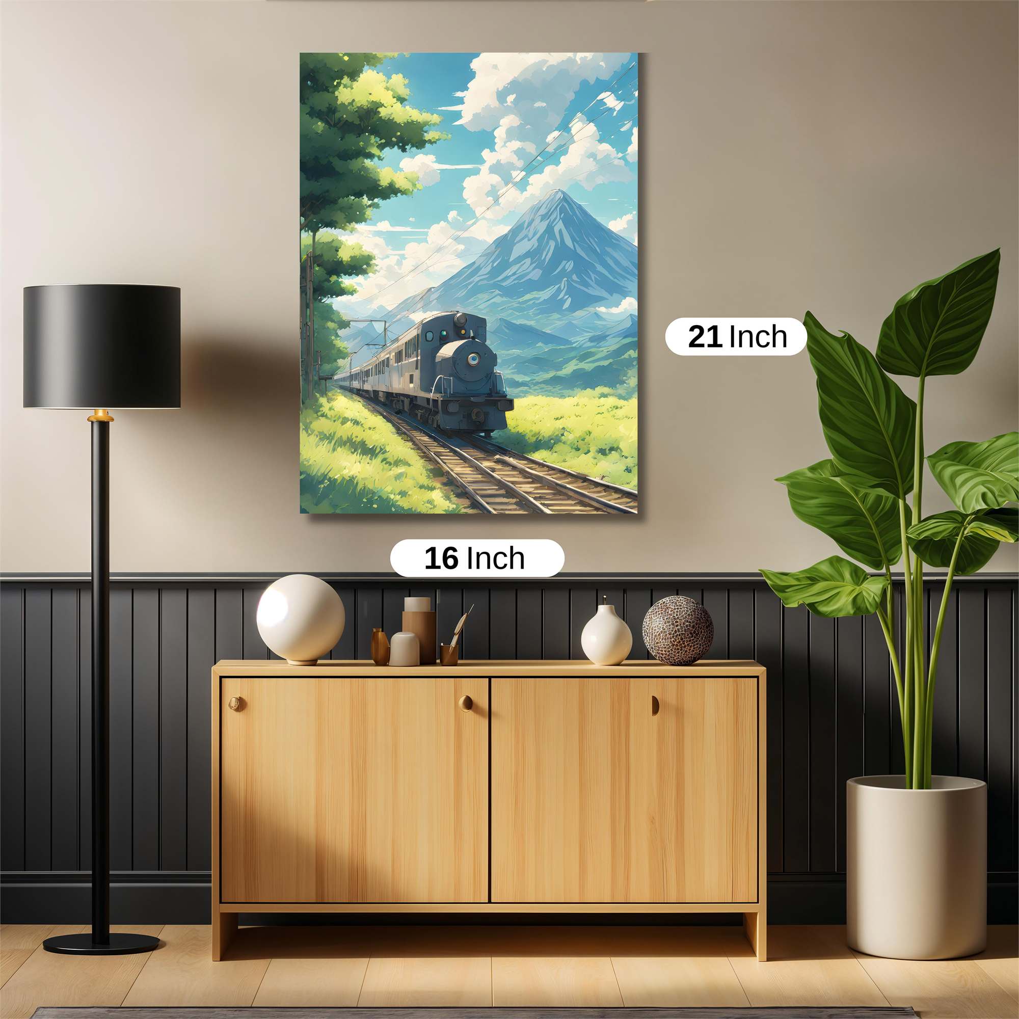 Train Tranquil Safe Wall Magnetic / M