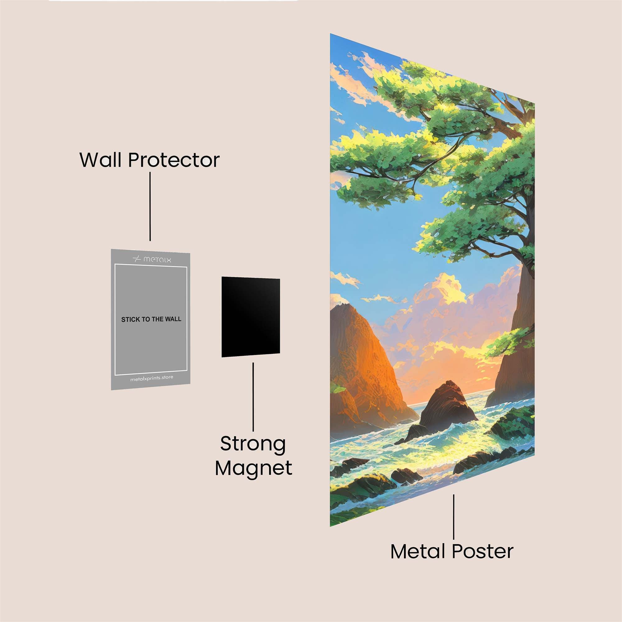 Sunrise Serenity Safe Wall Magnetic / M