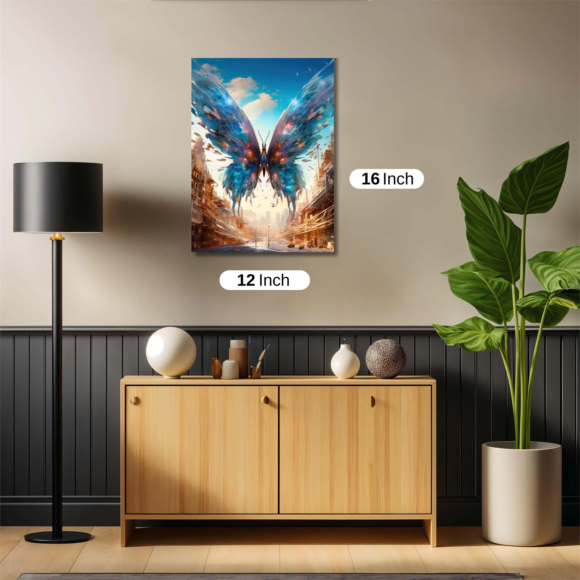 Butterfly Ascension Safe Wall Magnetic / M