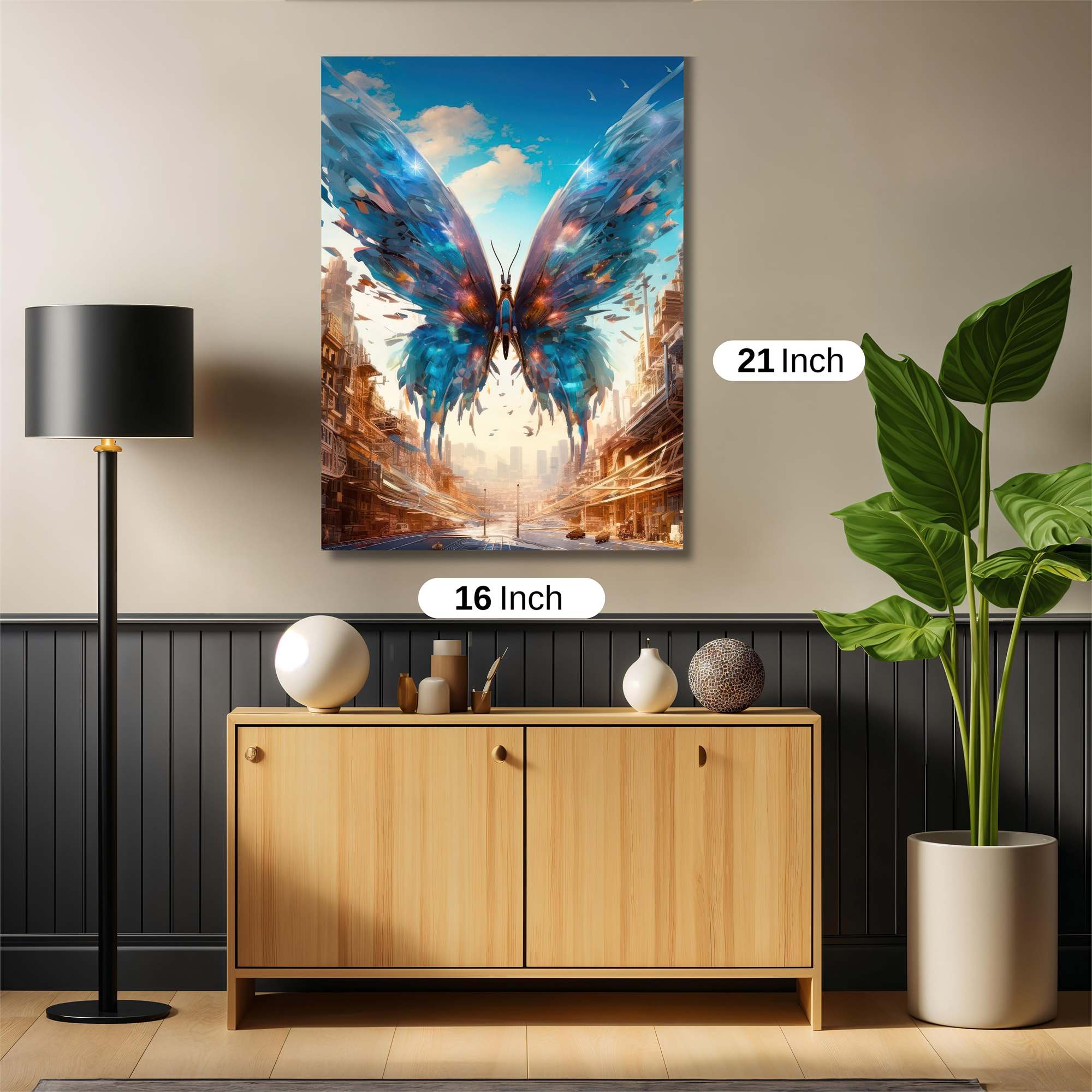 Butterfly Ascension Safe Wall Magnetic / M