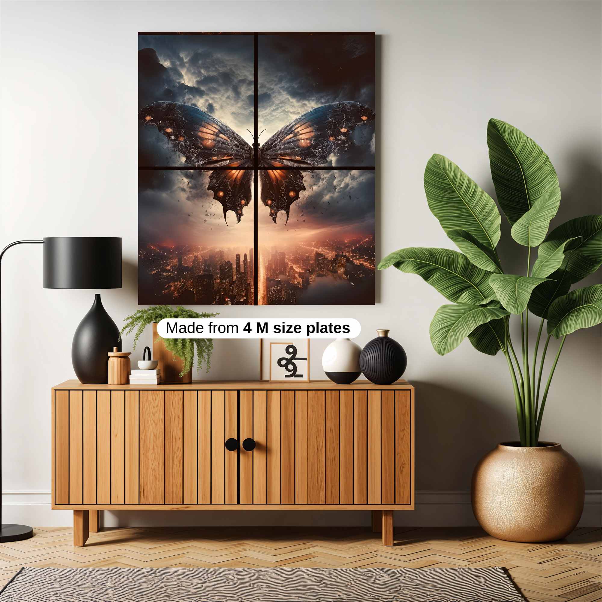 Butterfly Apocalypse Safe Wall Magnetic / M