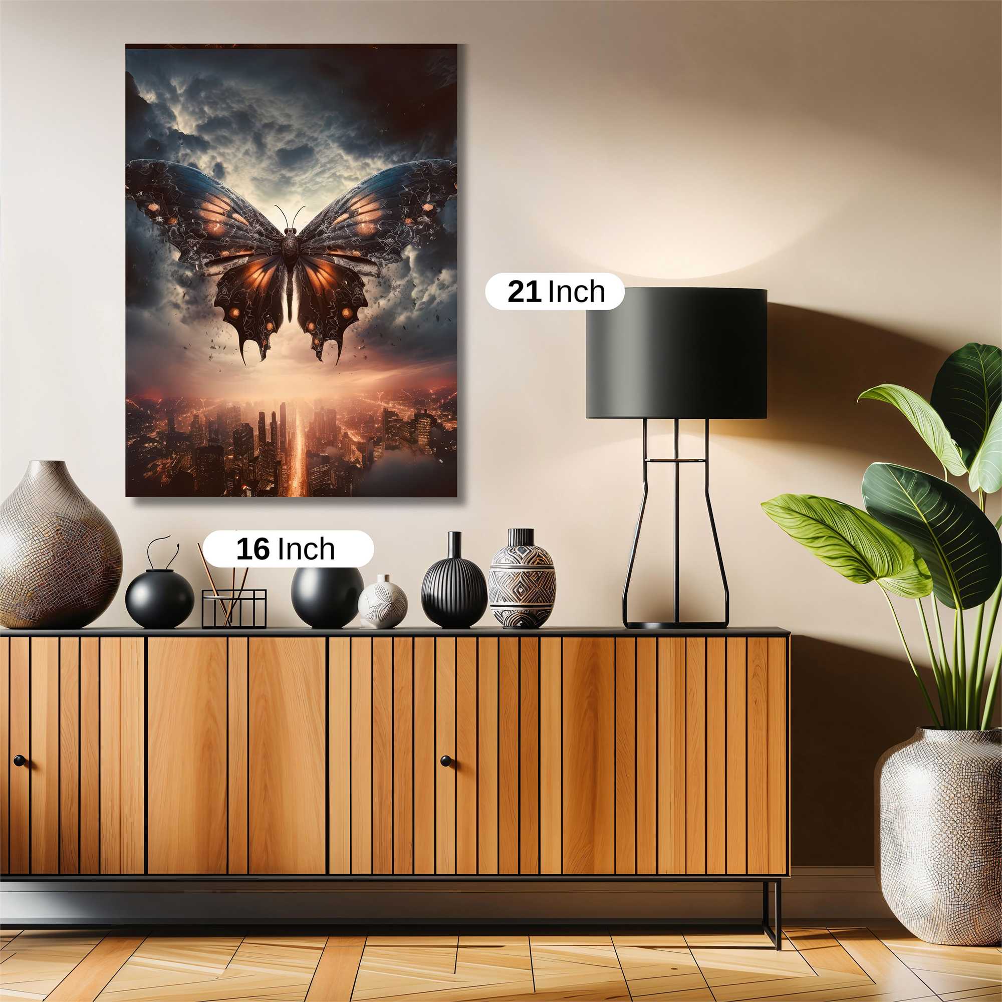 Butterfly Apocalypse Safe Wall Magnetic / M