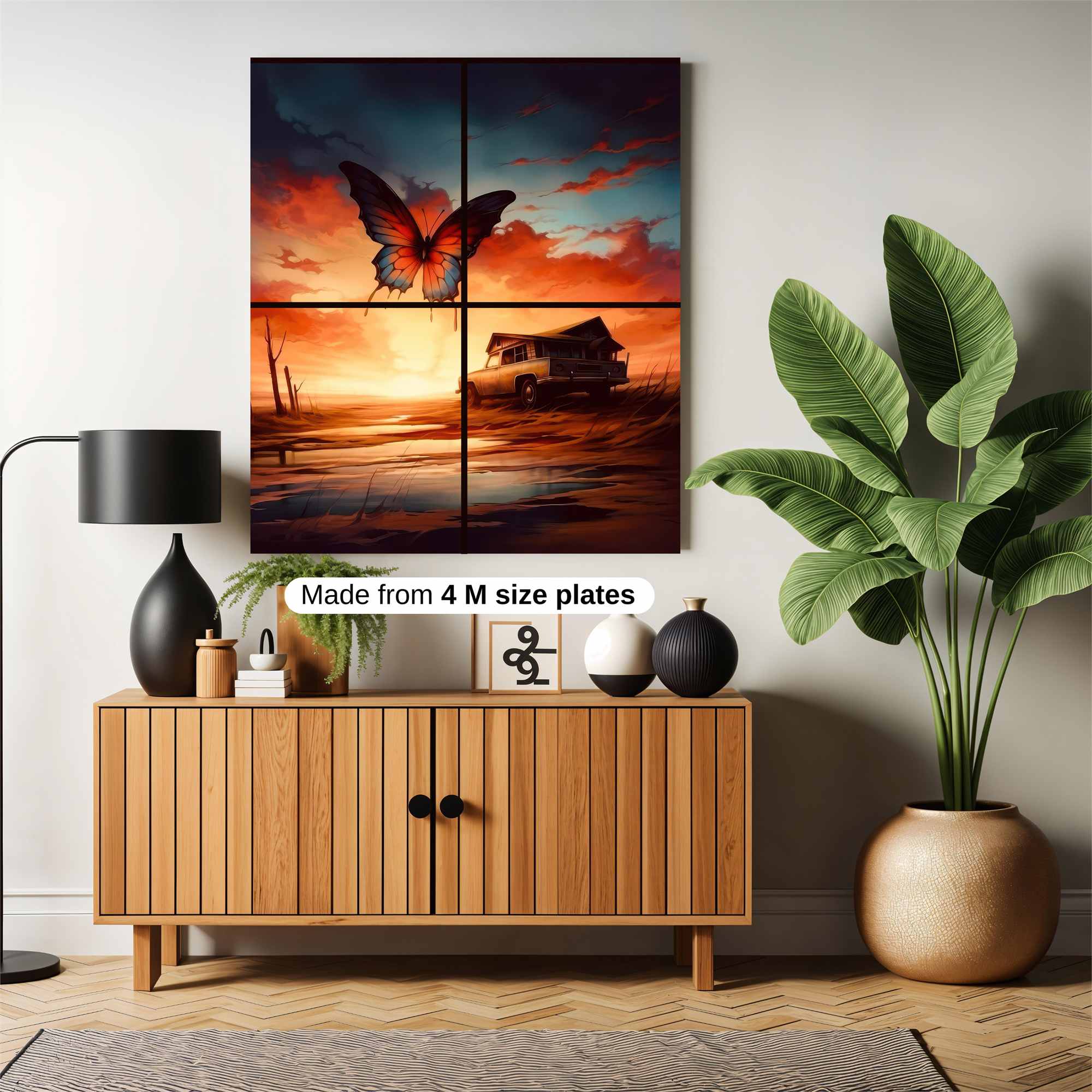 Butterfly Serenity Safe Wall Magnetic / M