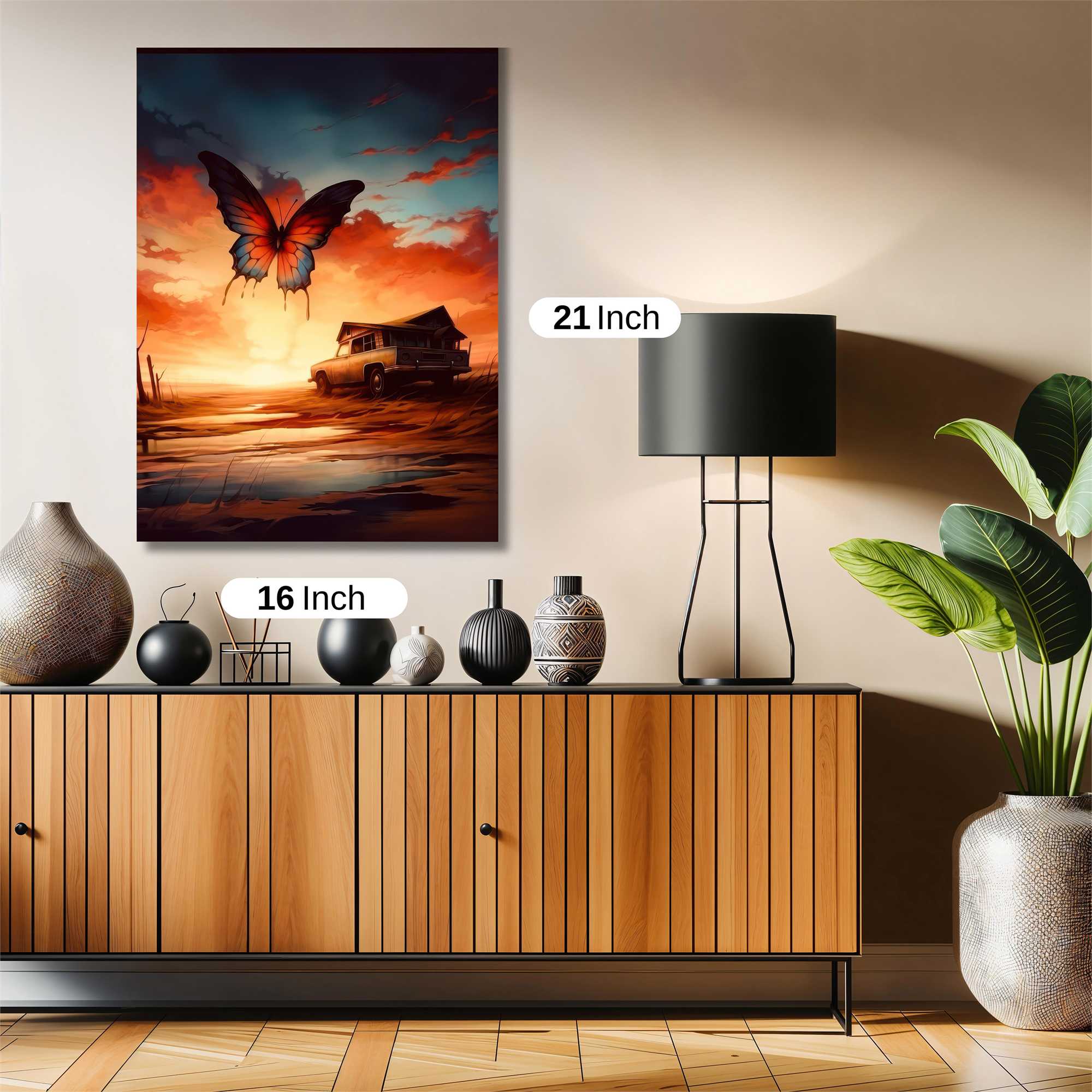 Butterfly Serenity Safe Wall Magnetic / M