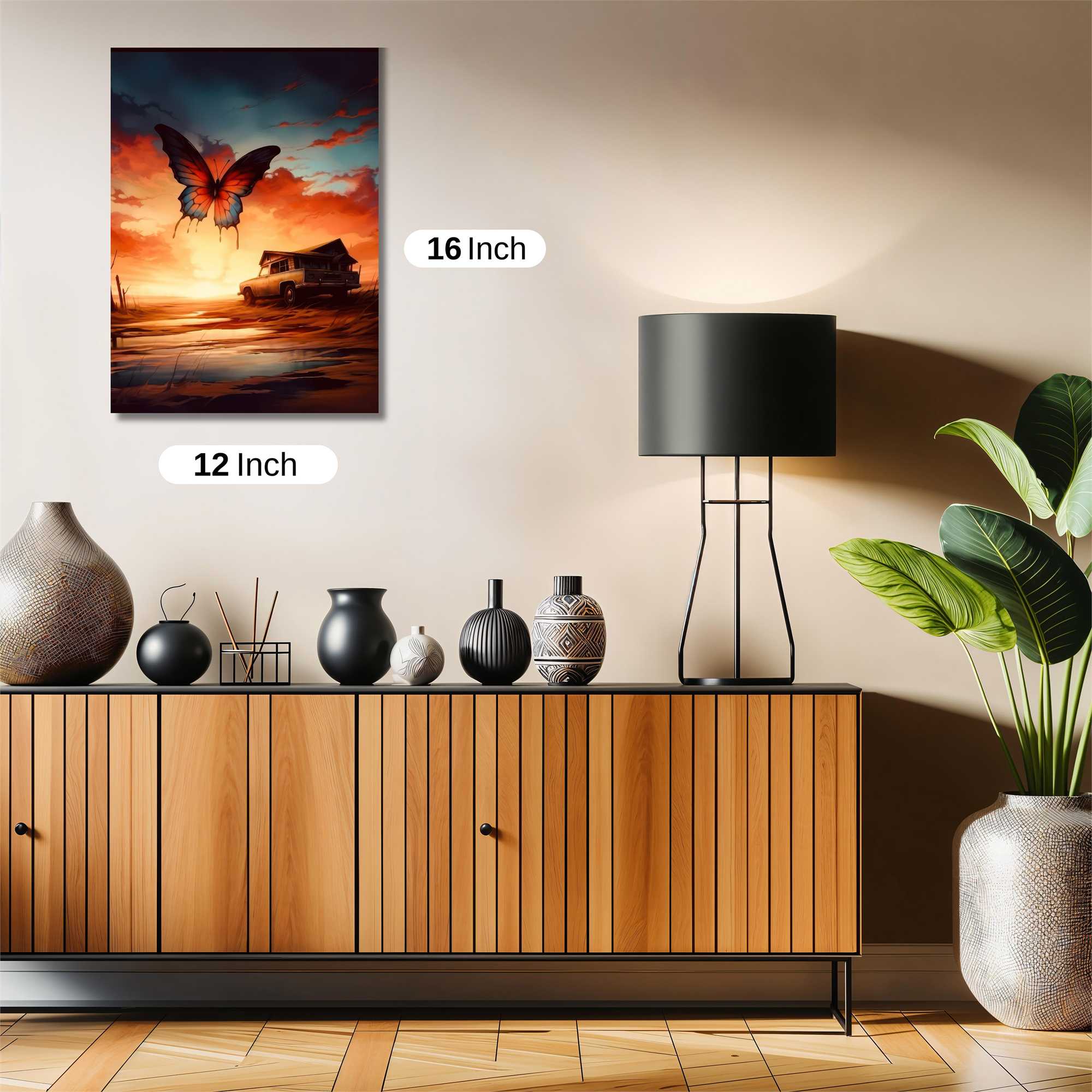 Butterfly Serenity Safe Wall Magnetic / M