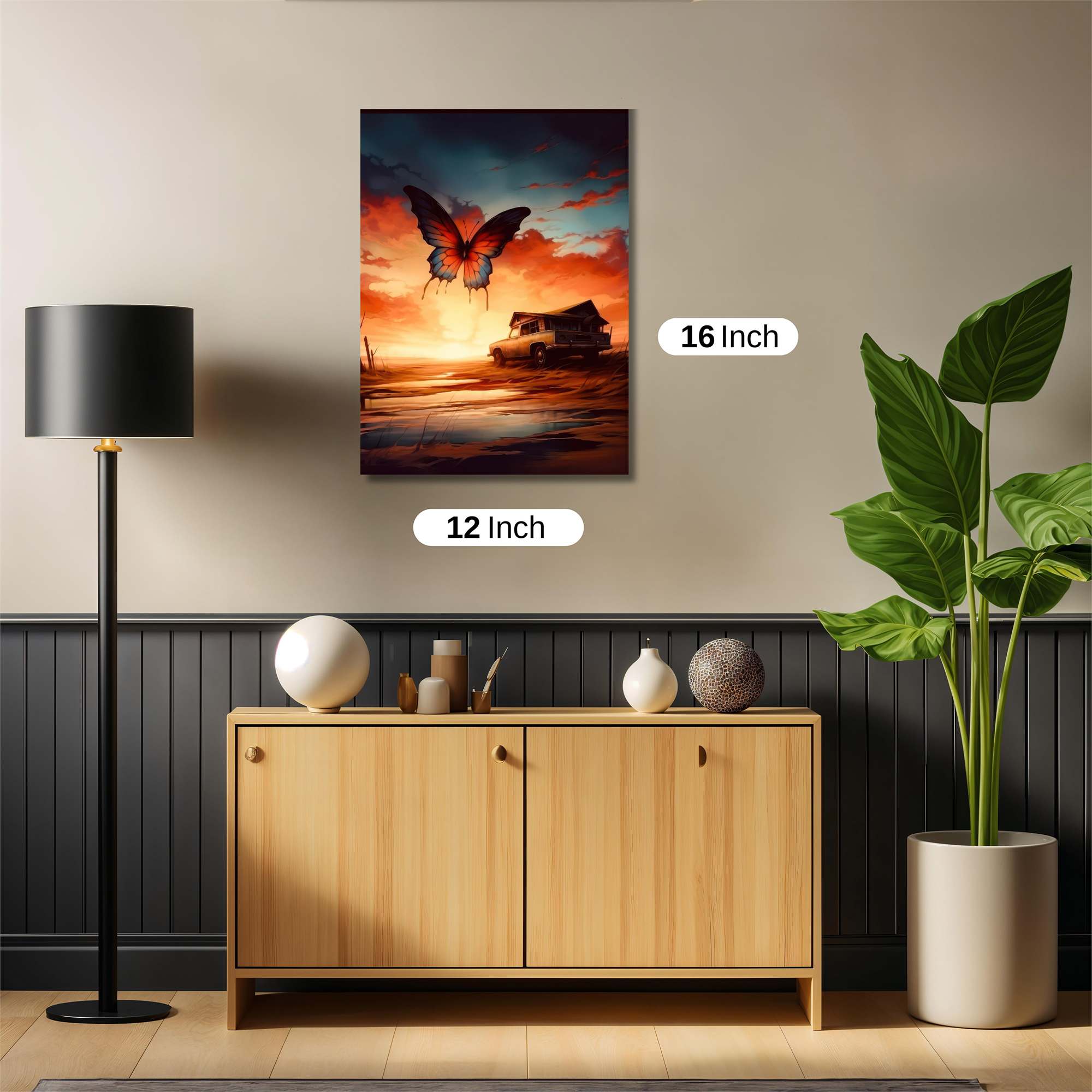 Butterfly Serenity Safe Wall Magnetic / M