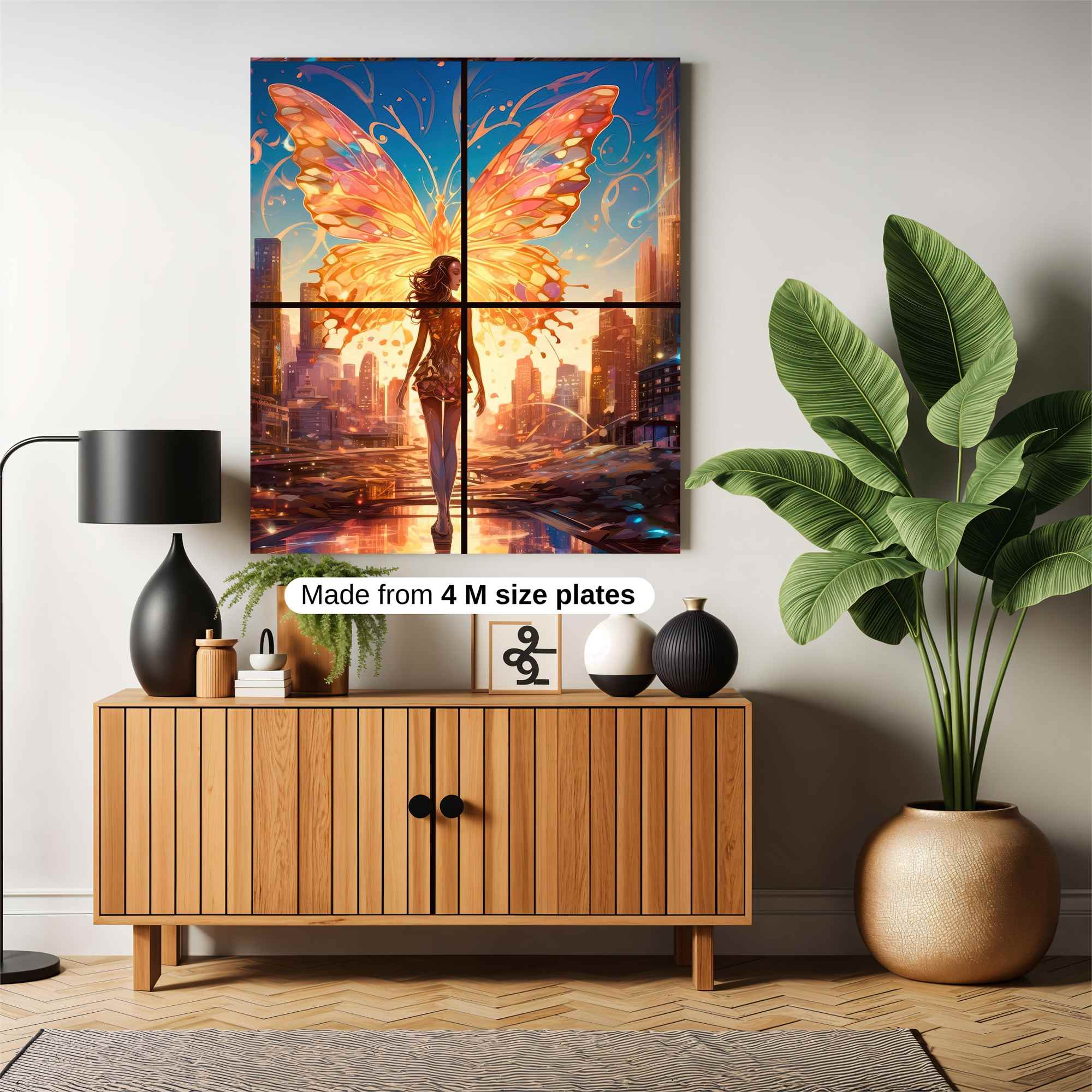 Butterfly Radiance Safe Wall Magnetic / M