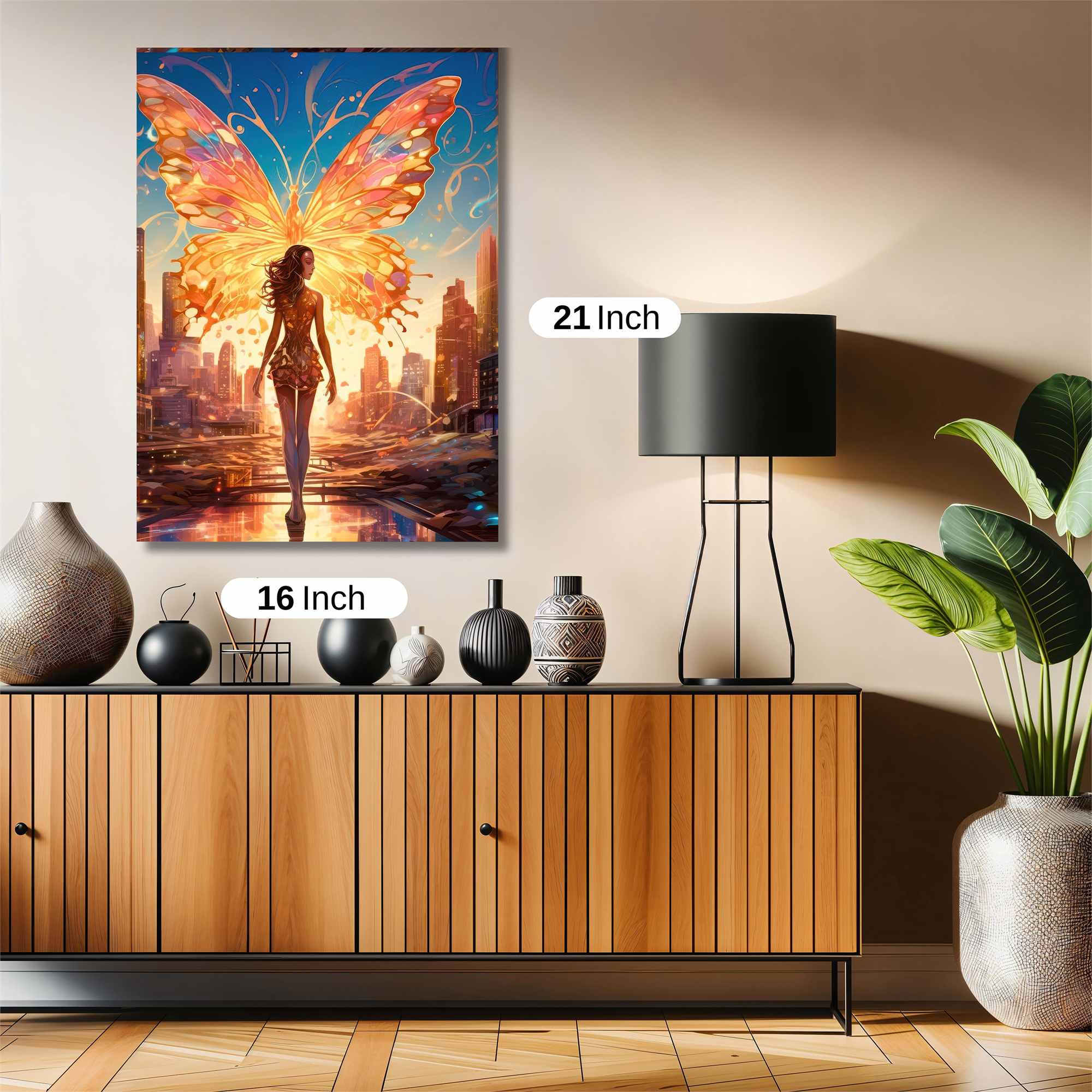 Butterfly Radiance Safe Wall Magnetic / M