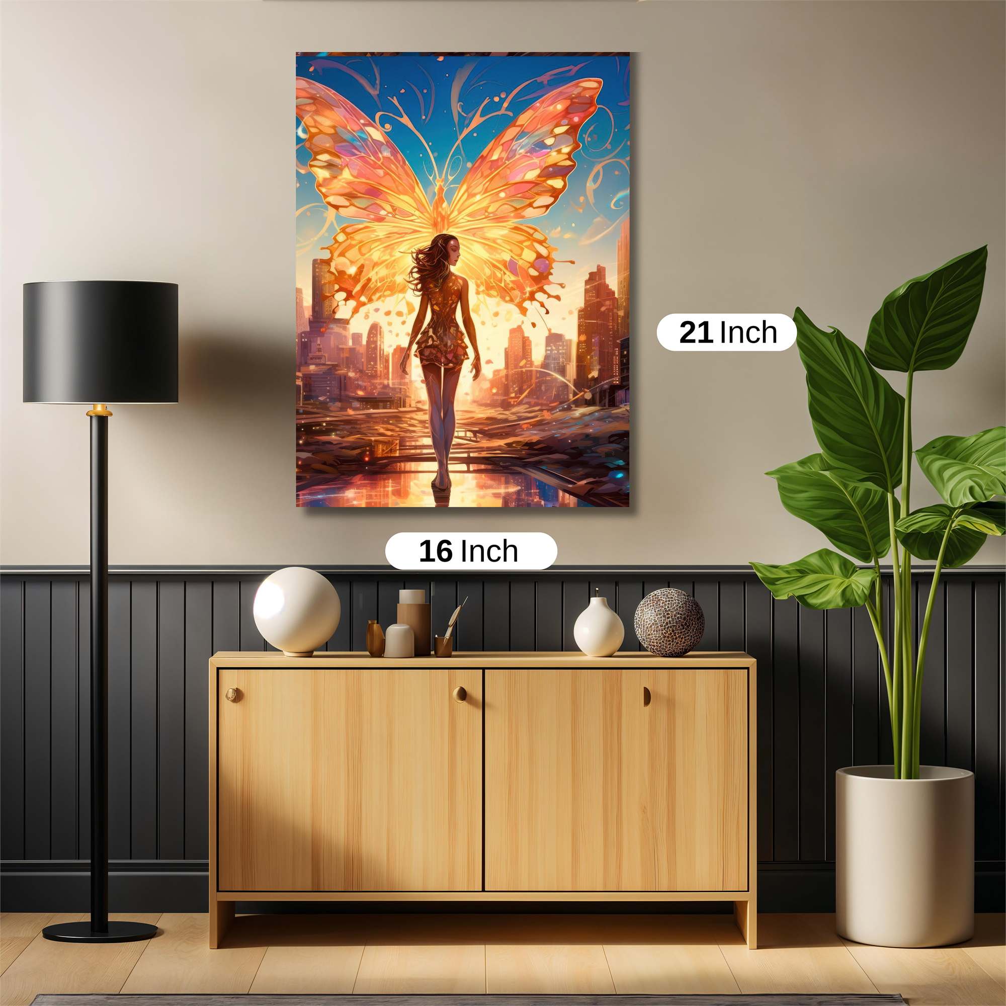 Butterfly Radiance Safe Wall Magnetic / M