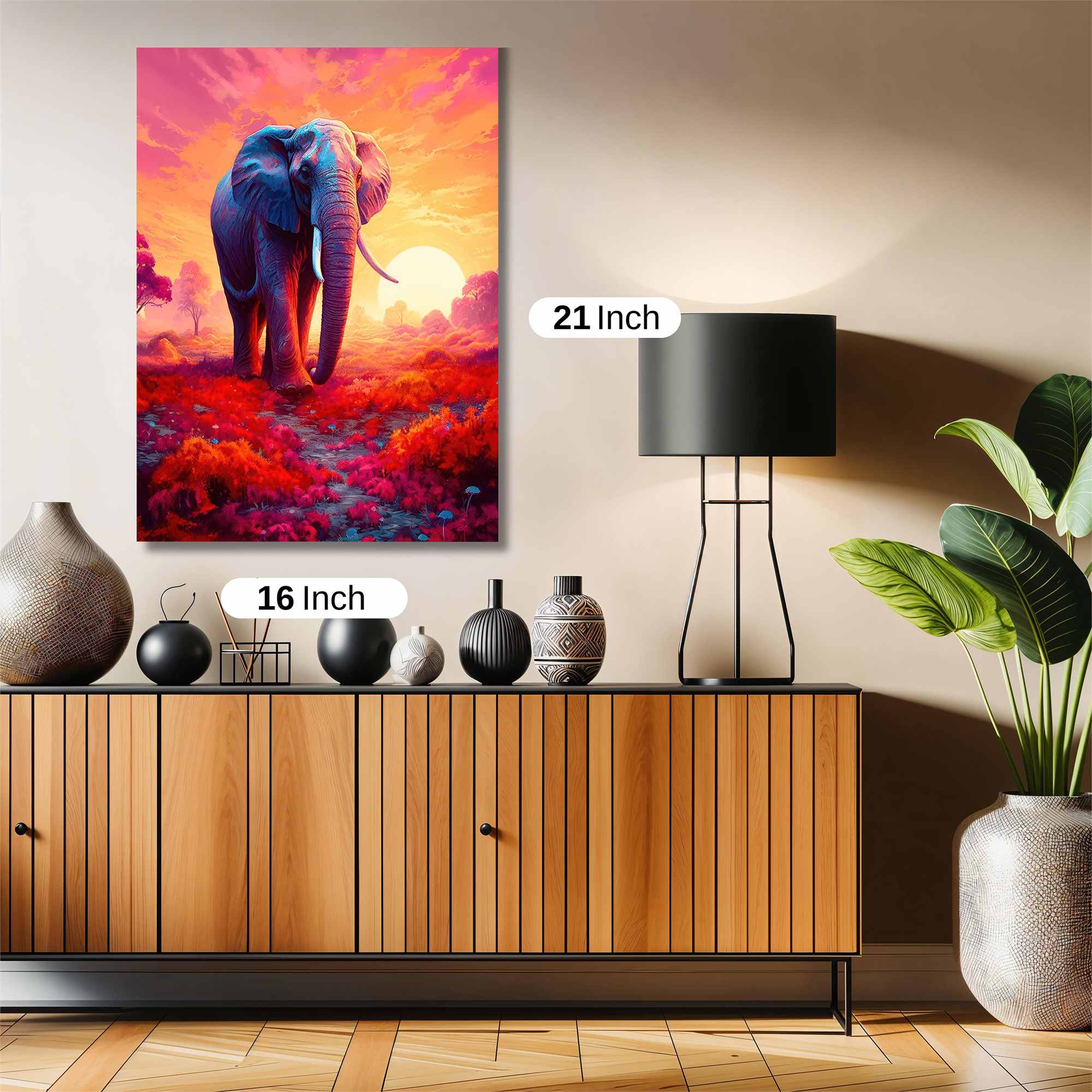 Elephant Dreamscape Safe Wall Magnetic / M