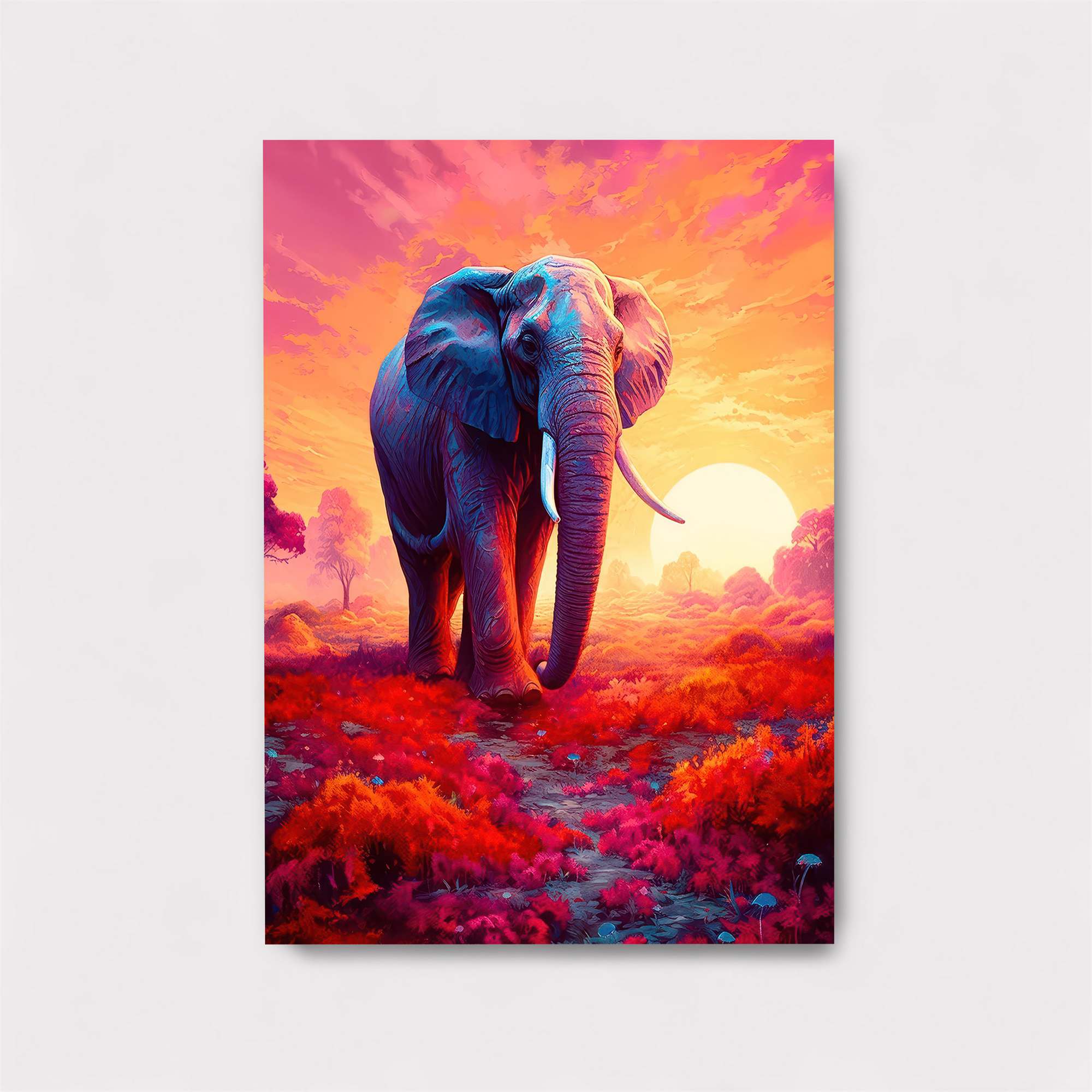 Elephant Dreamscape Safe Wall Magnetic / M