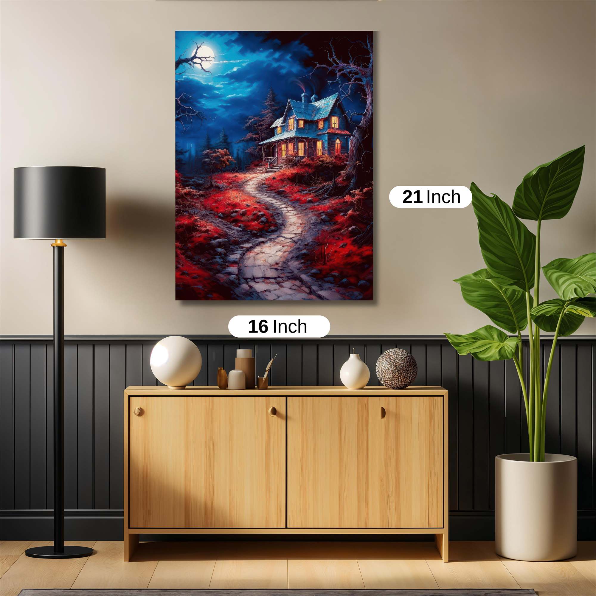 Haunted Tranquility Safe Wall Magnetic / M