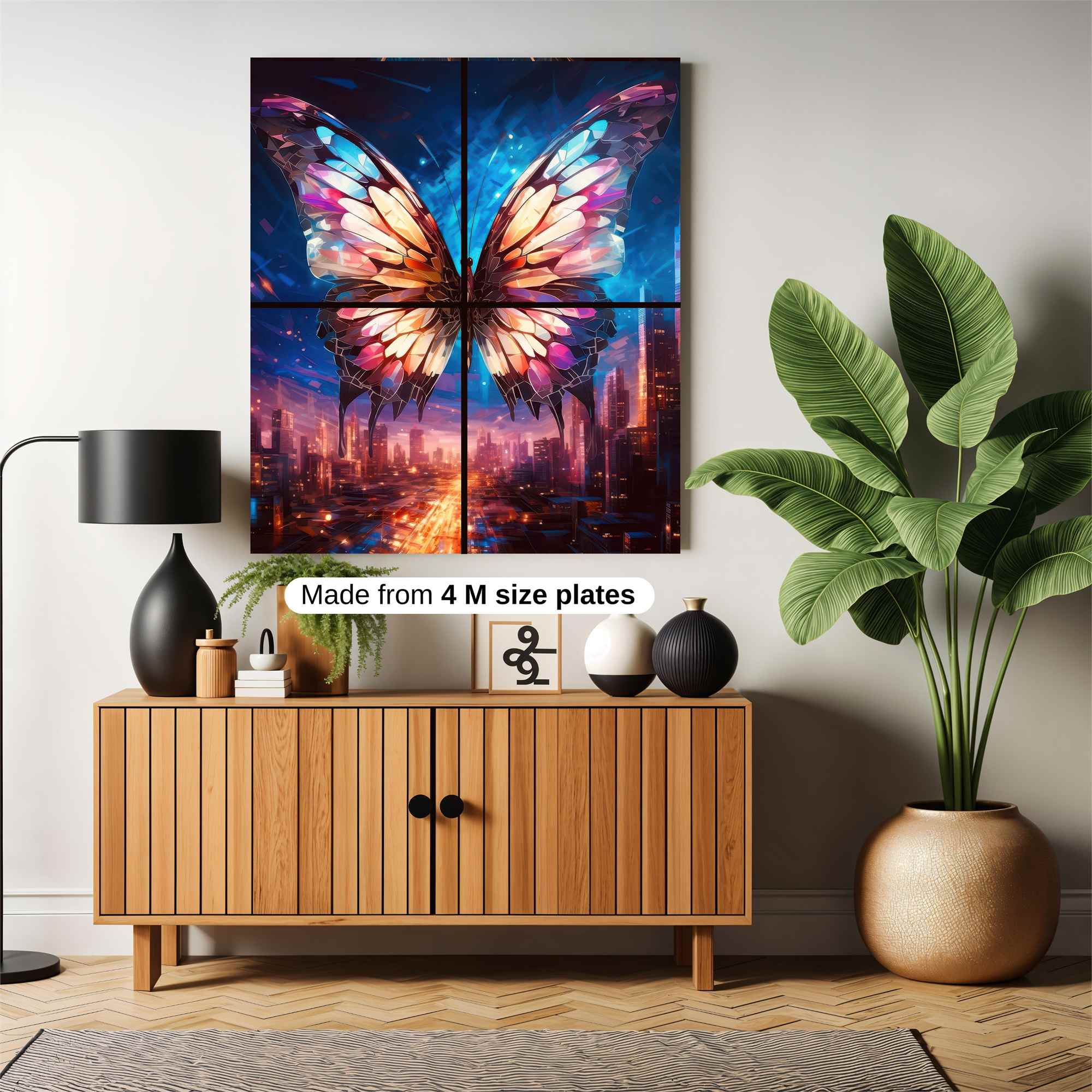 Butterfly Radiance Safe Wall Magnetic / M