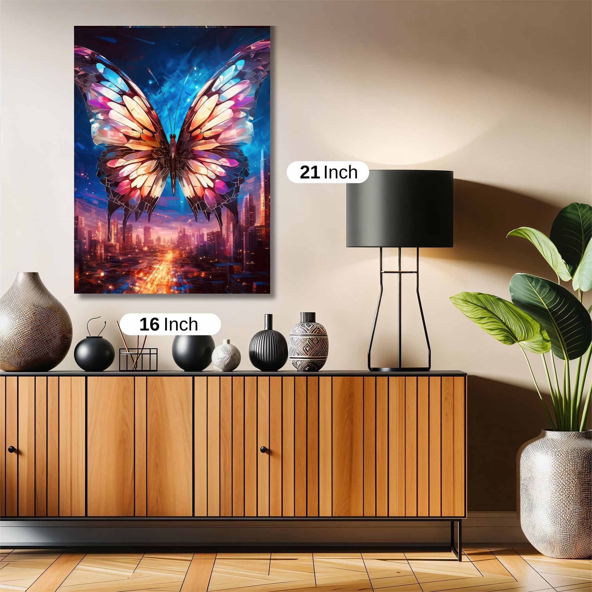 Butterfly Radiance Safe Wall Magnetic / M