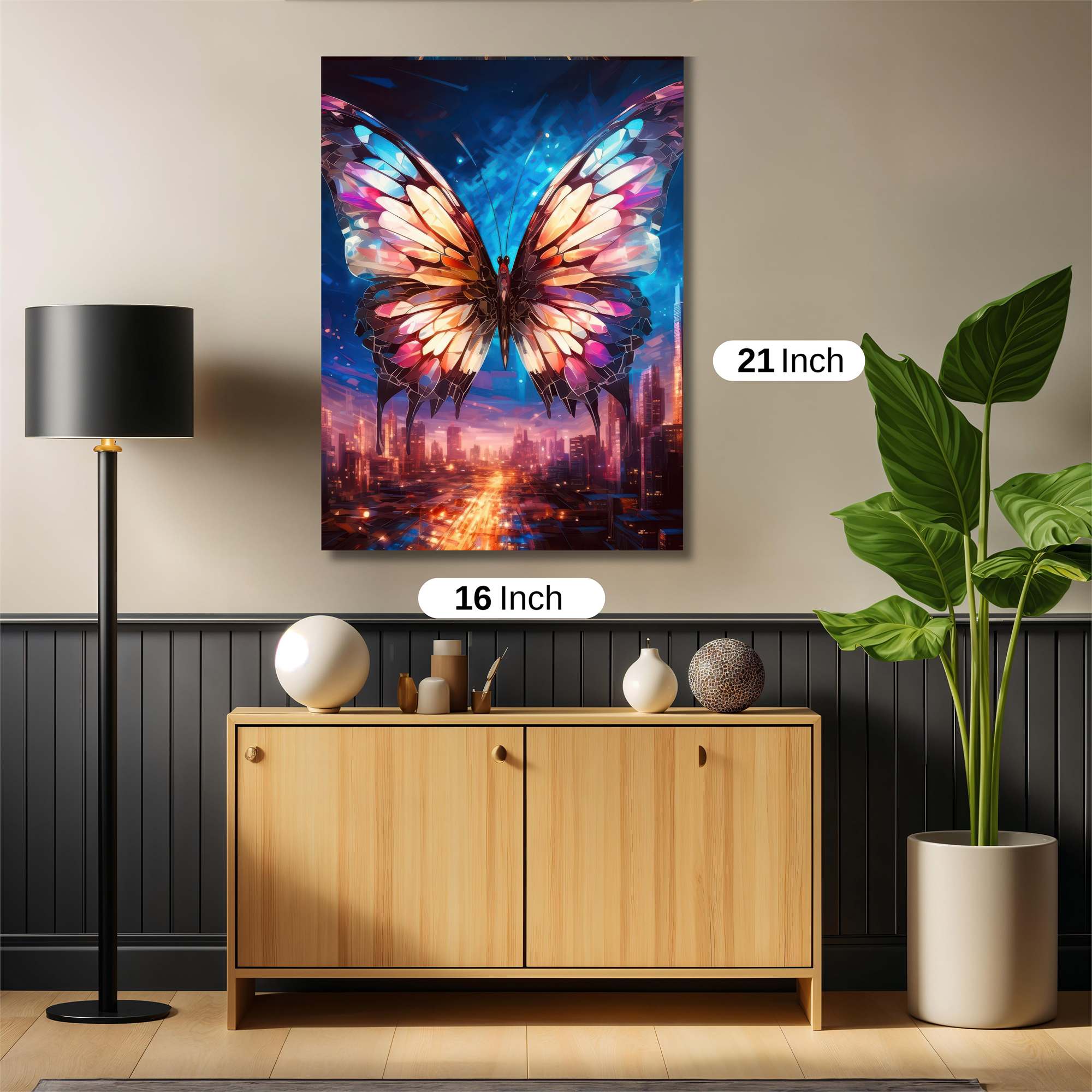 Butterfly Radiance Safe Wall Magnetic / M