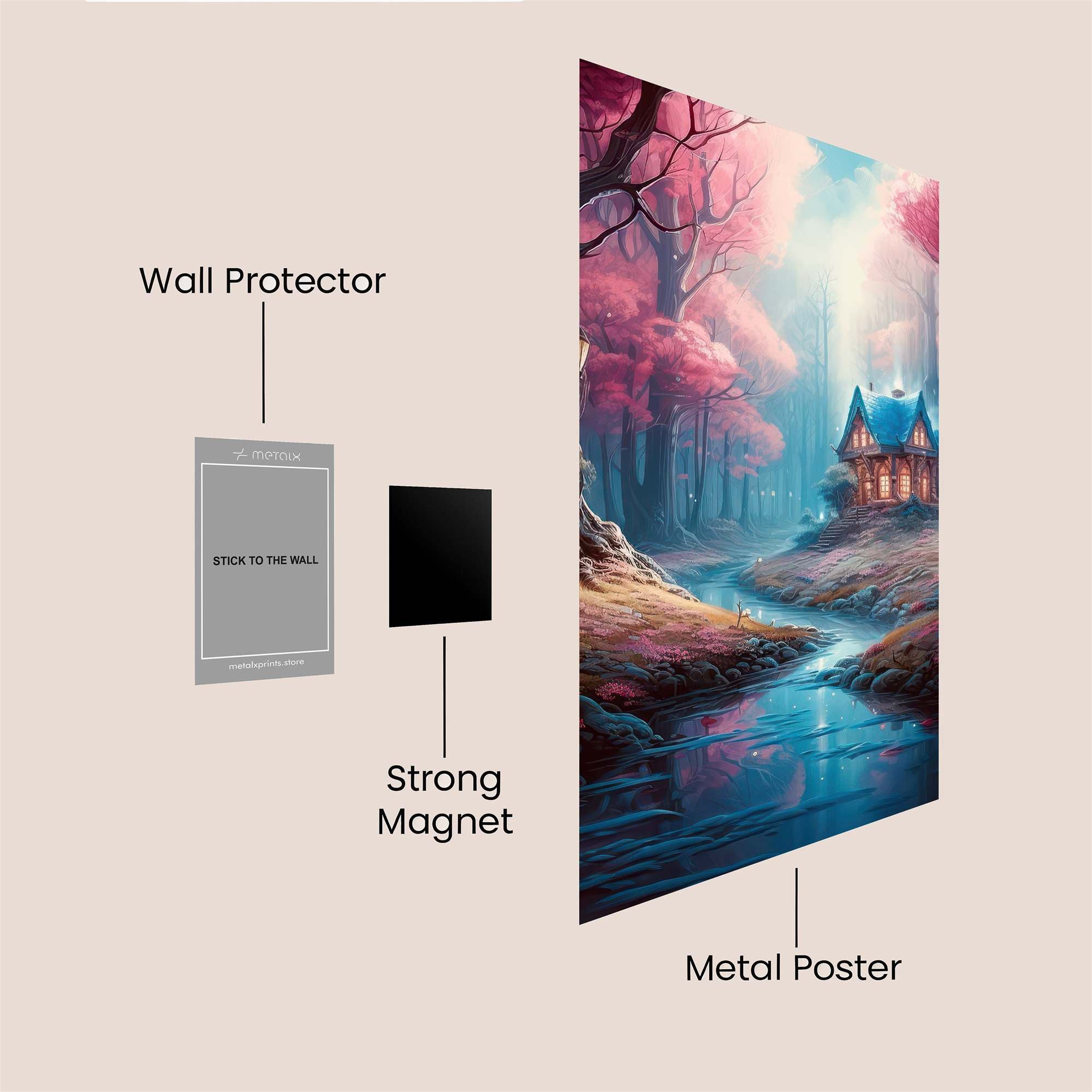 Fairy Whimsy Safe Wall Magnetic / M