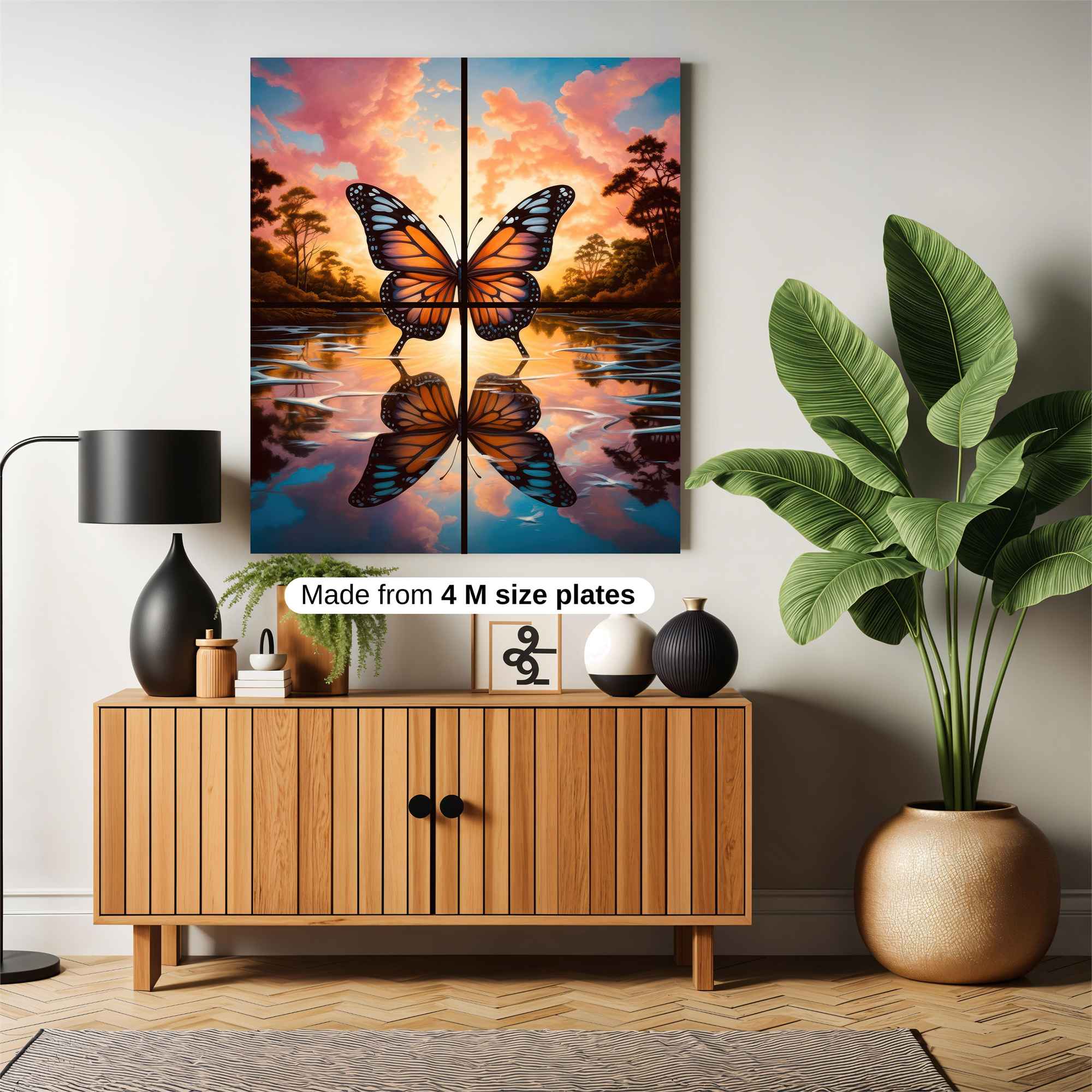 Butterfly Serenity Safe Wall Magnetic / M