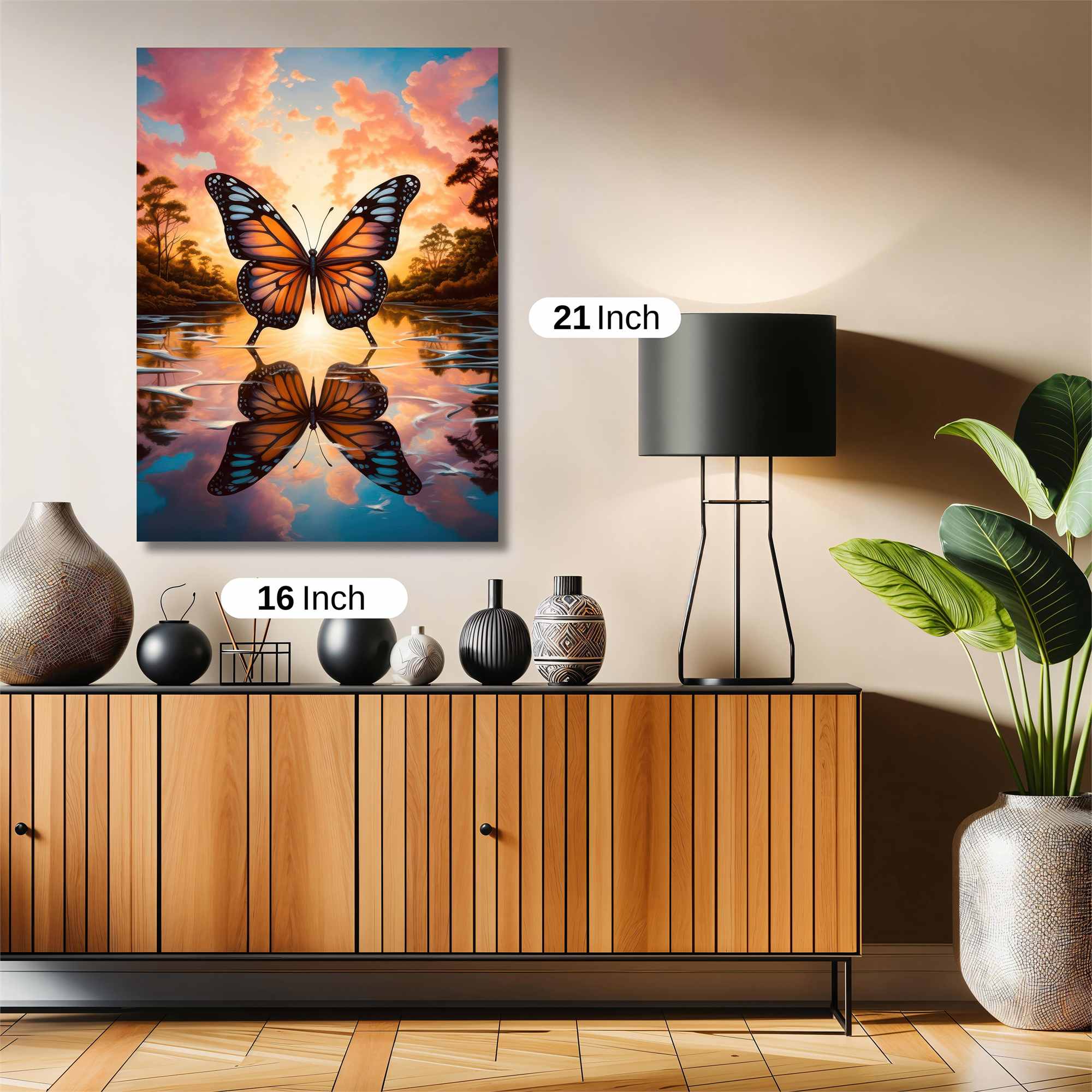 Butterfly Serenity Safe Wall Magnetic / M
