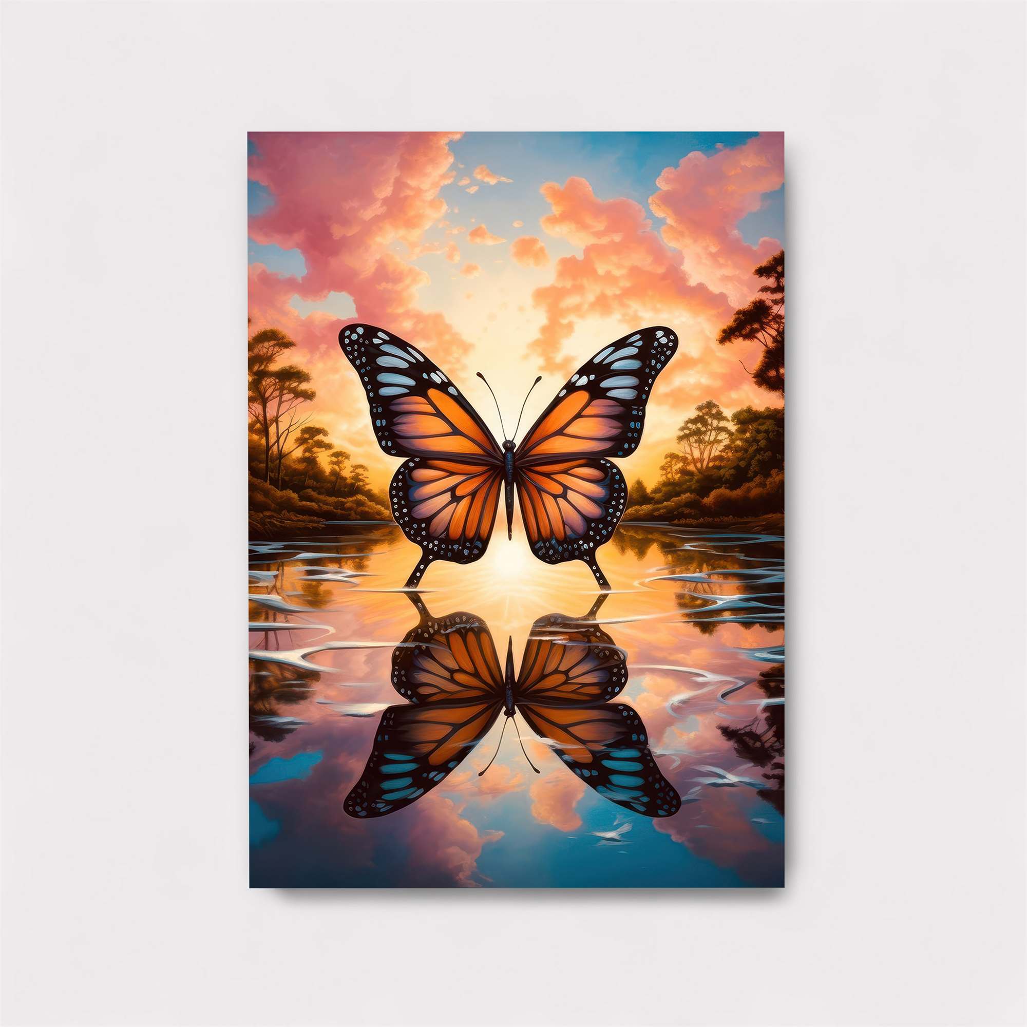 Butterfly Serenity Safe Wall Magnetic / M