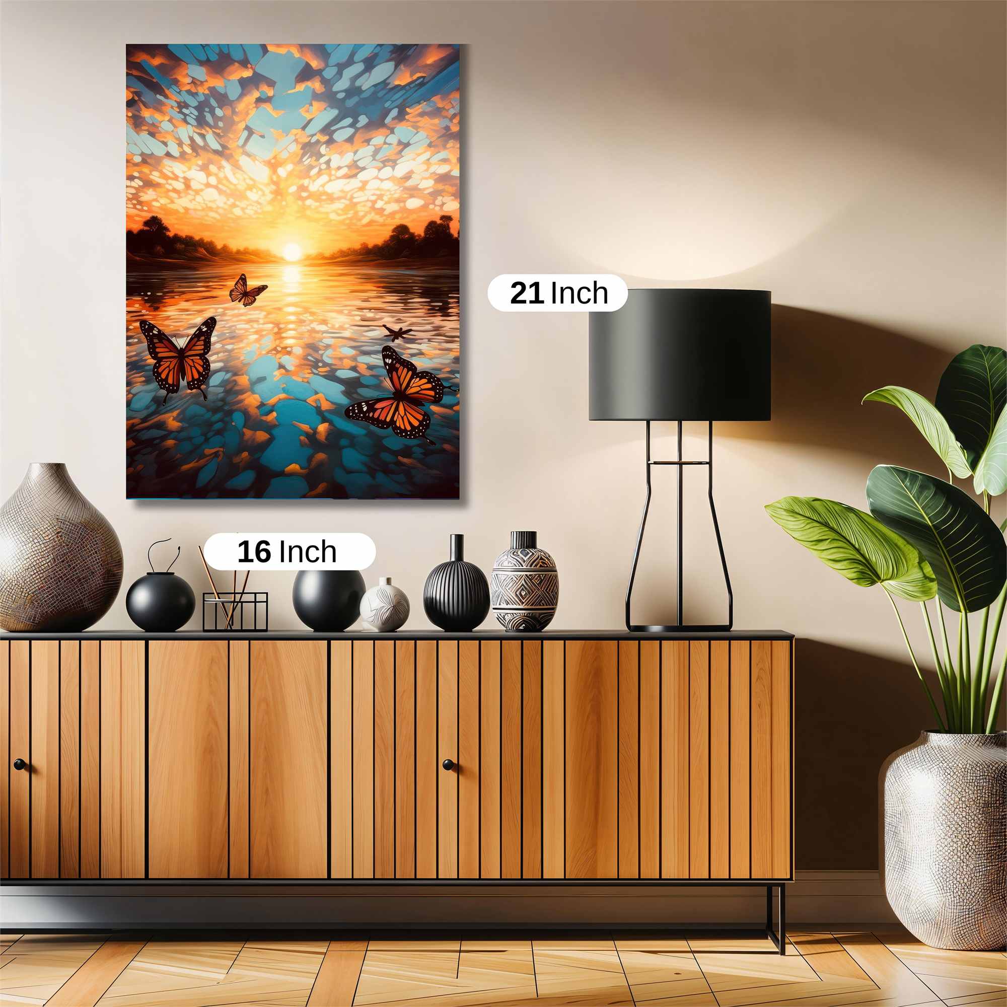 Butterfly Serenity Safe Wall Magnetic / M