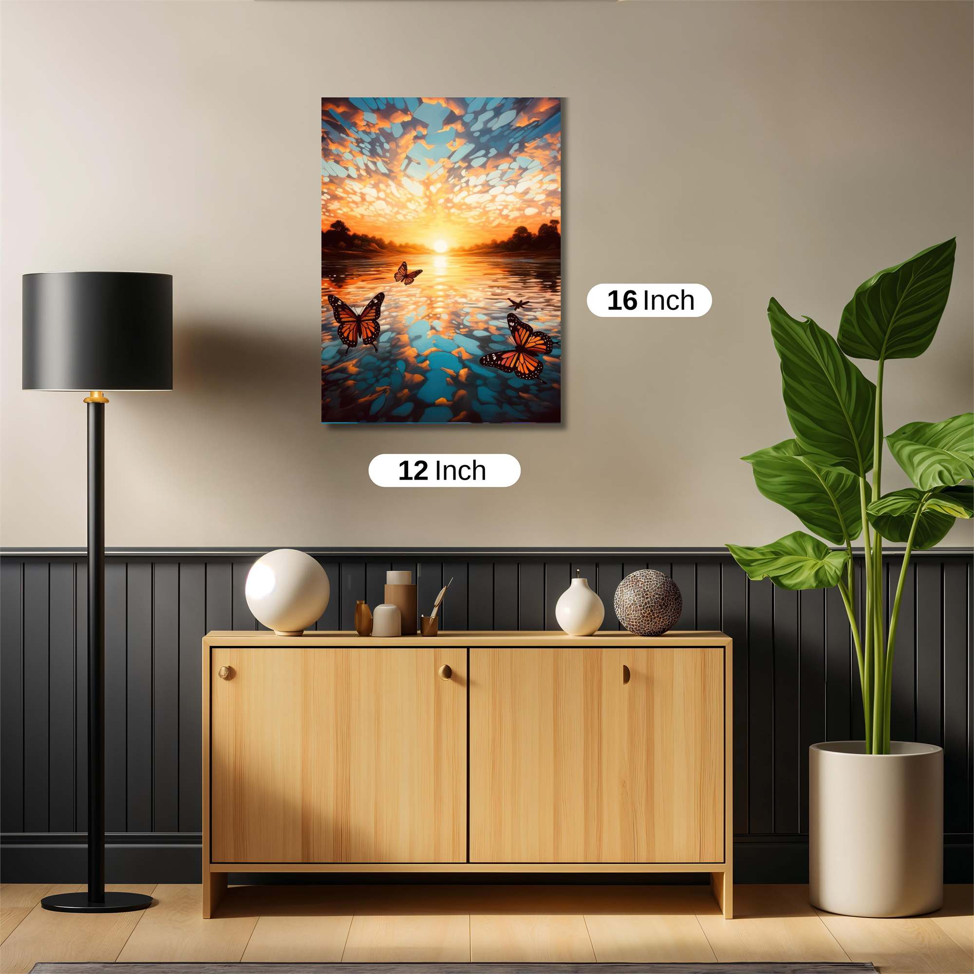 Butterfly Serenity Safe Wall Magnetic / M