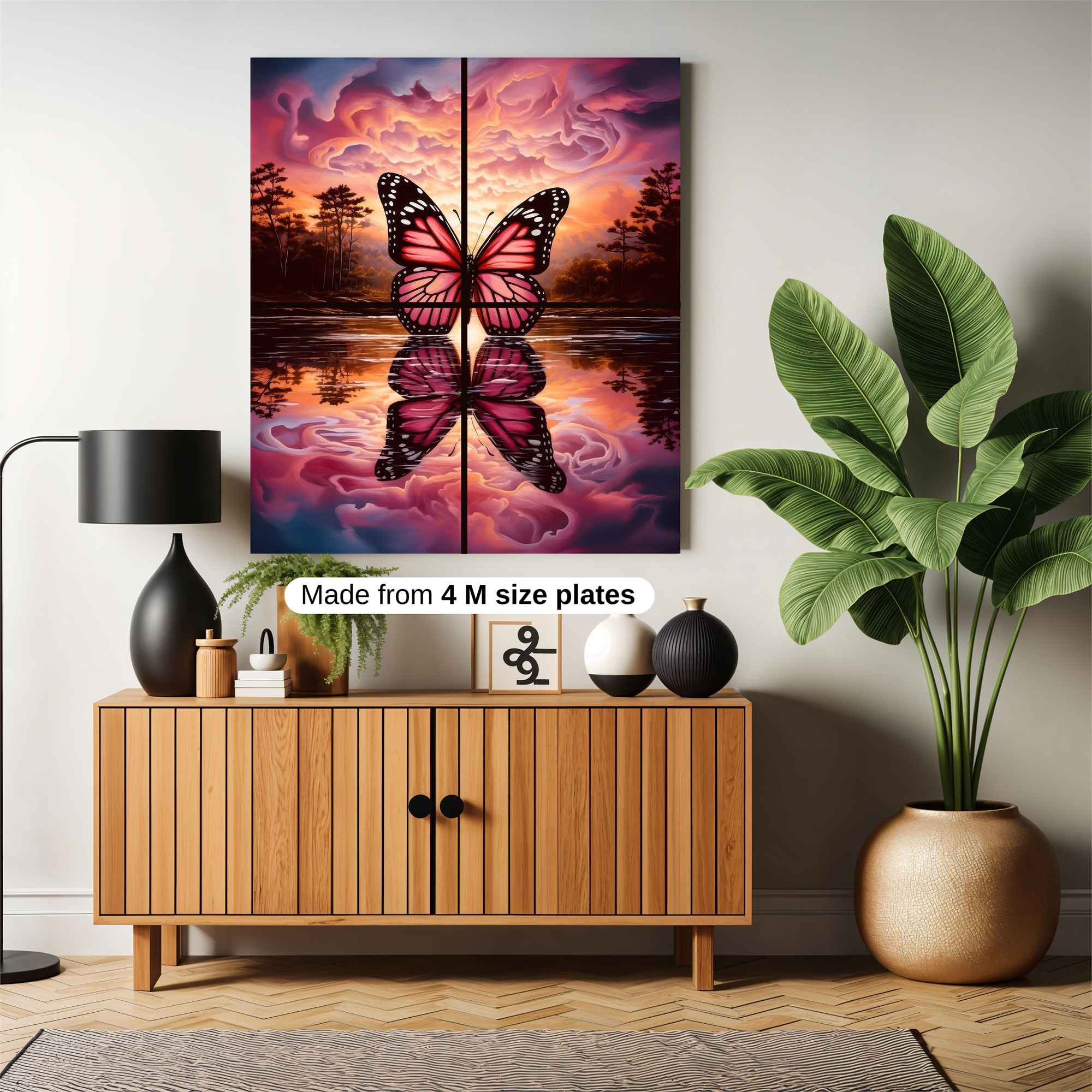 Butterfly Serenity Safe Wall Magnetic / M