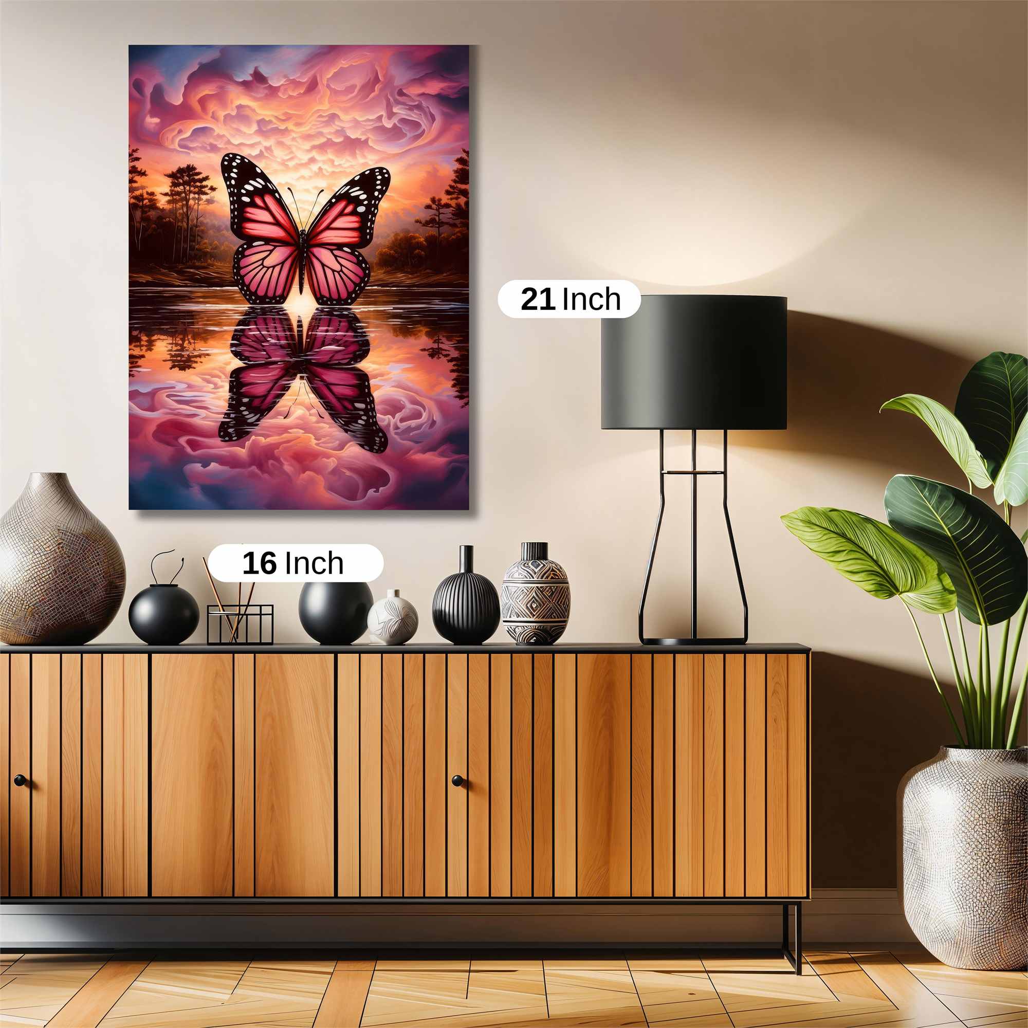 Butterfly Serenity Safe Wall Magnetic / M