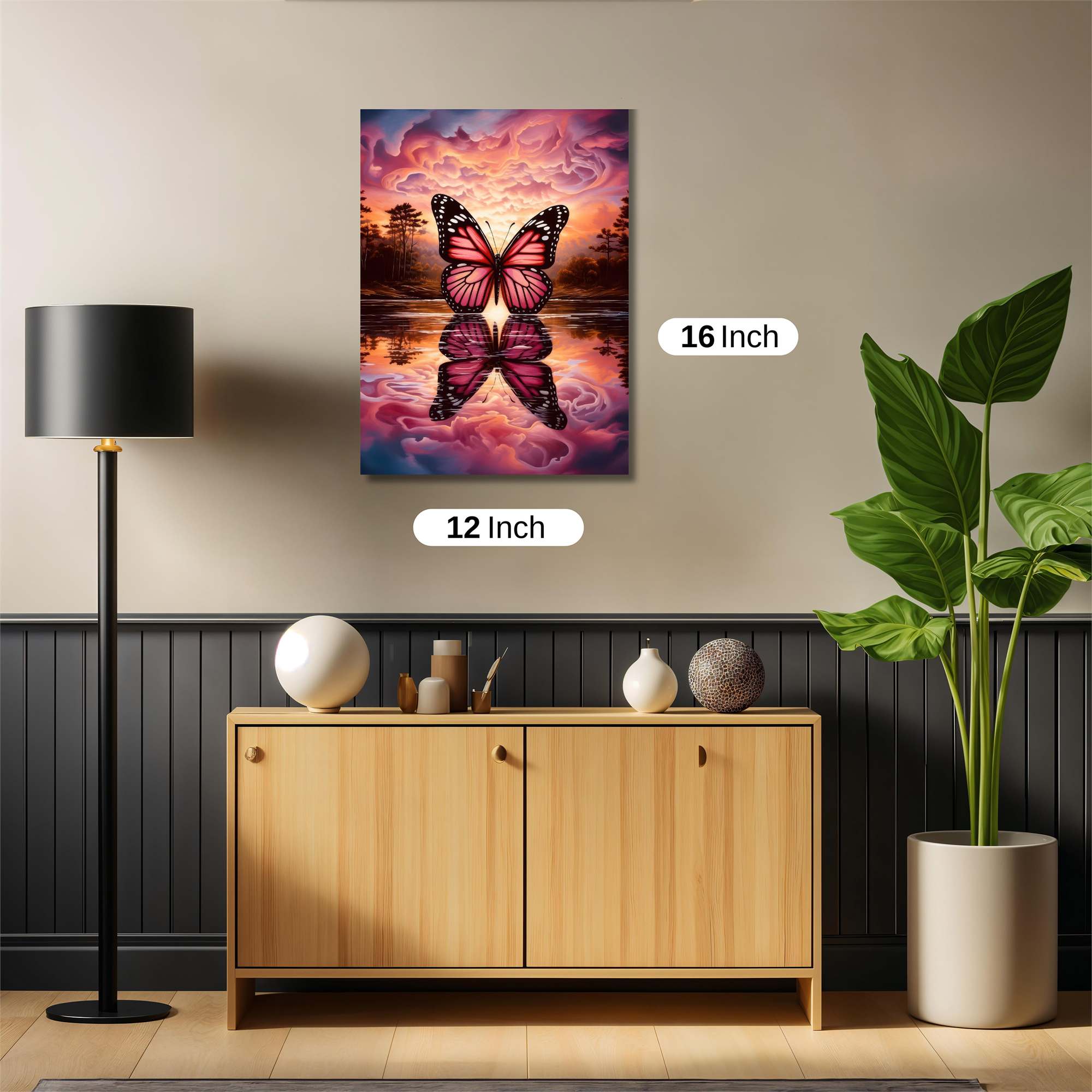 Butterfly Serenity Safe Wall Magnetic / M