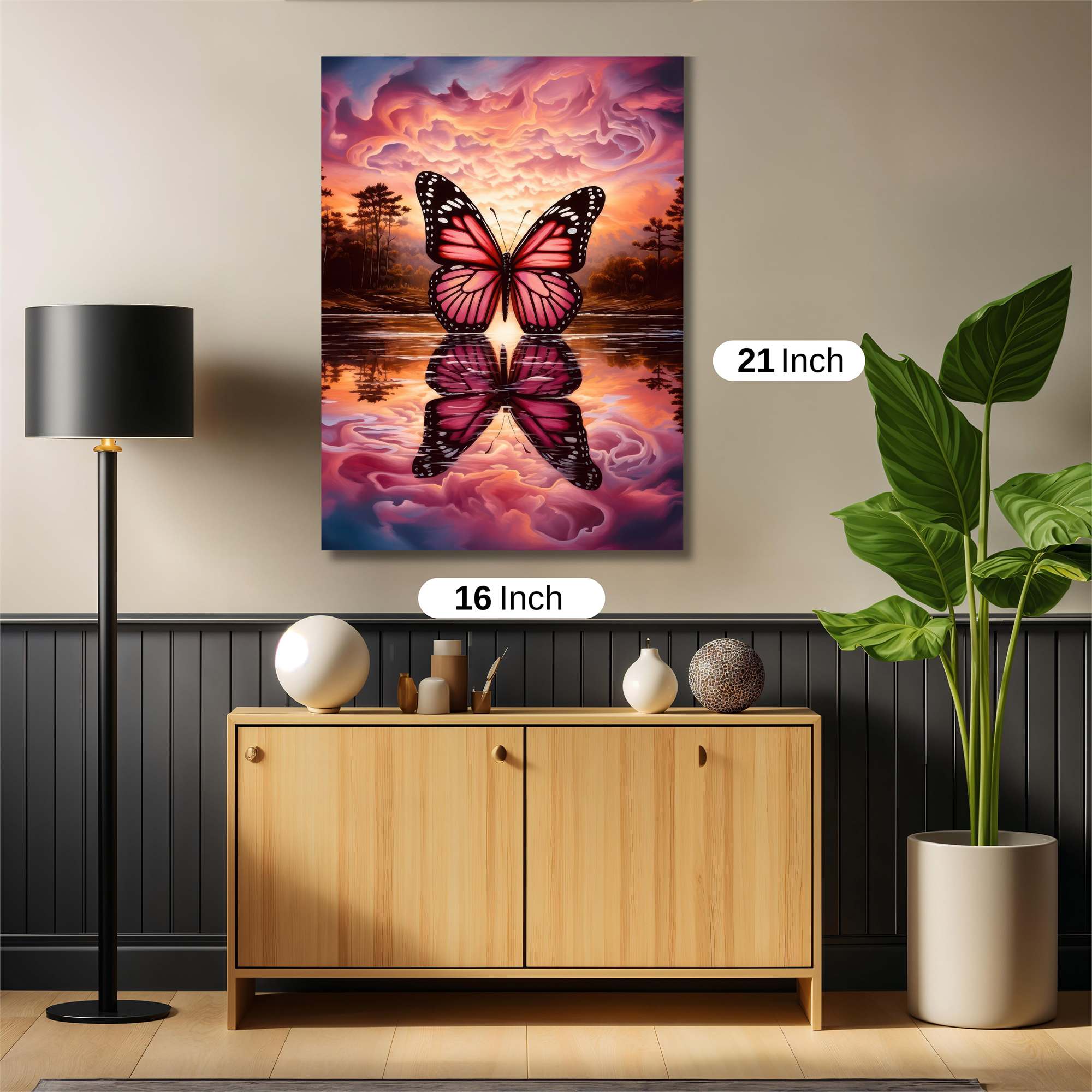 Butterfly Serenity Safe Wall Magnetic / M