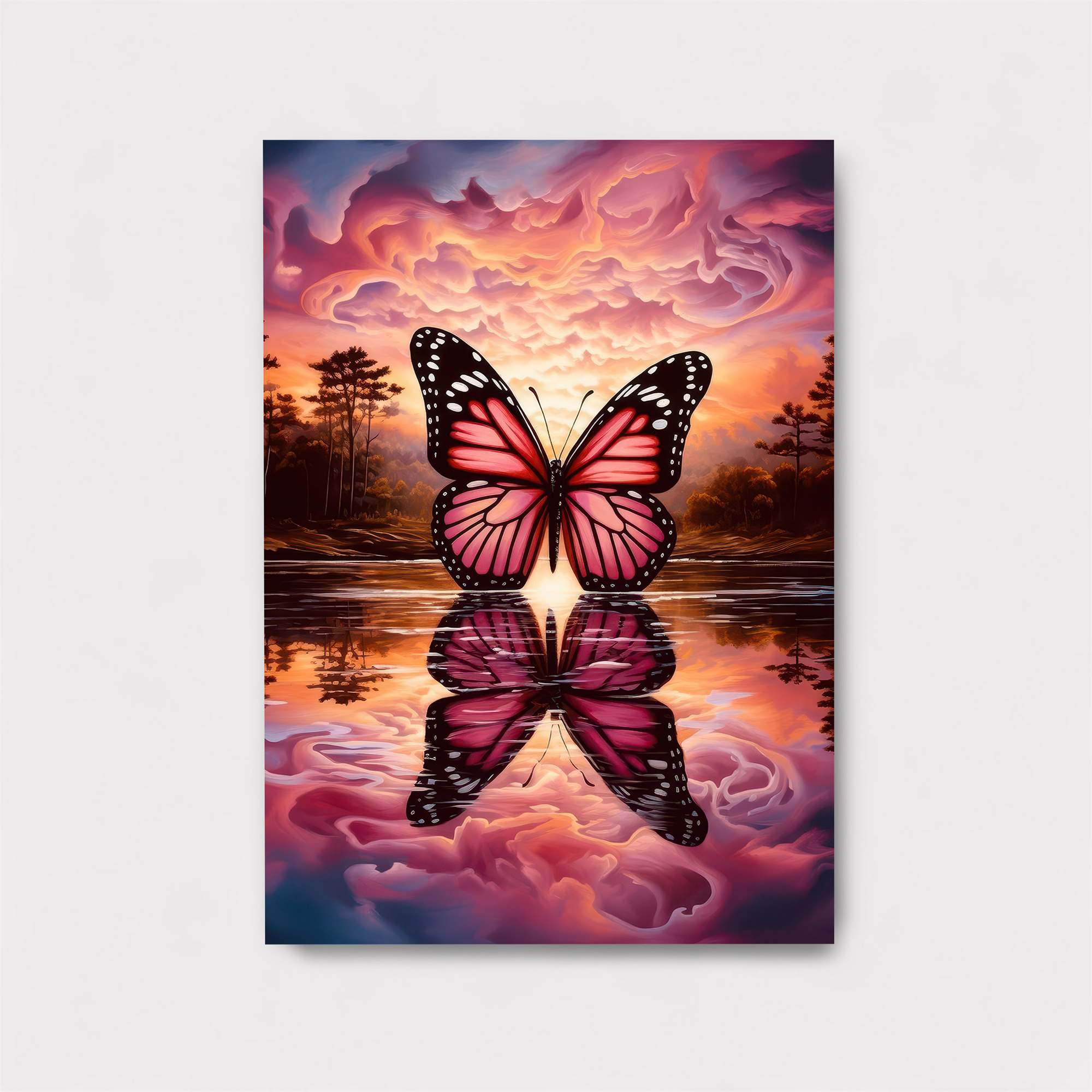 Butterfly Serenity Safe Wall Magnetic / M