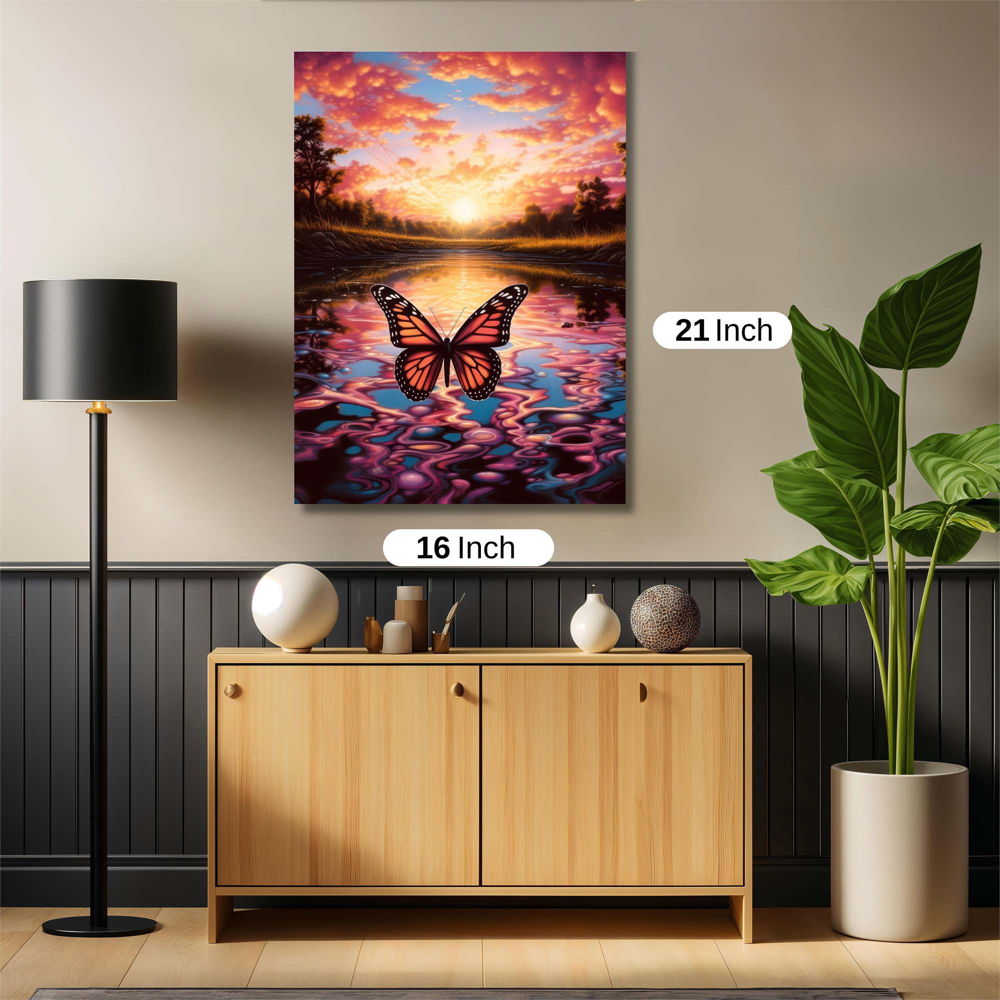 Butterfly Bliss Safe Wall Magnetic / M