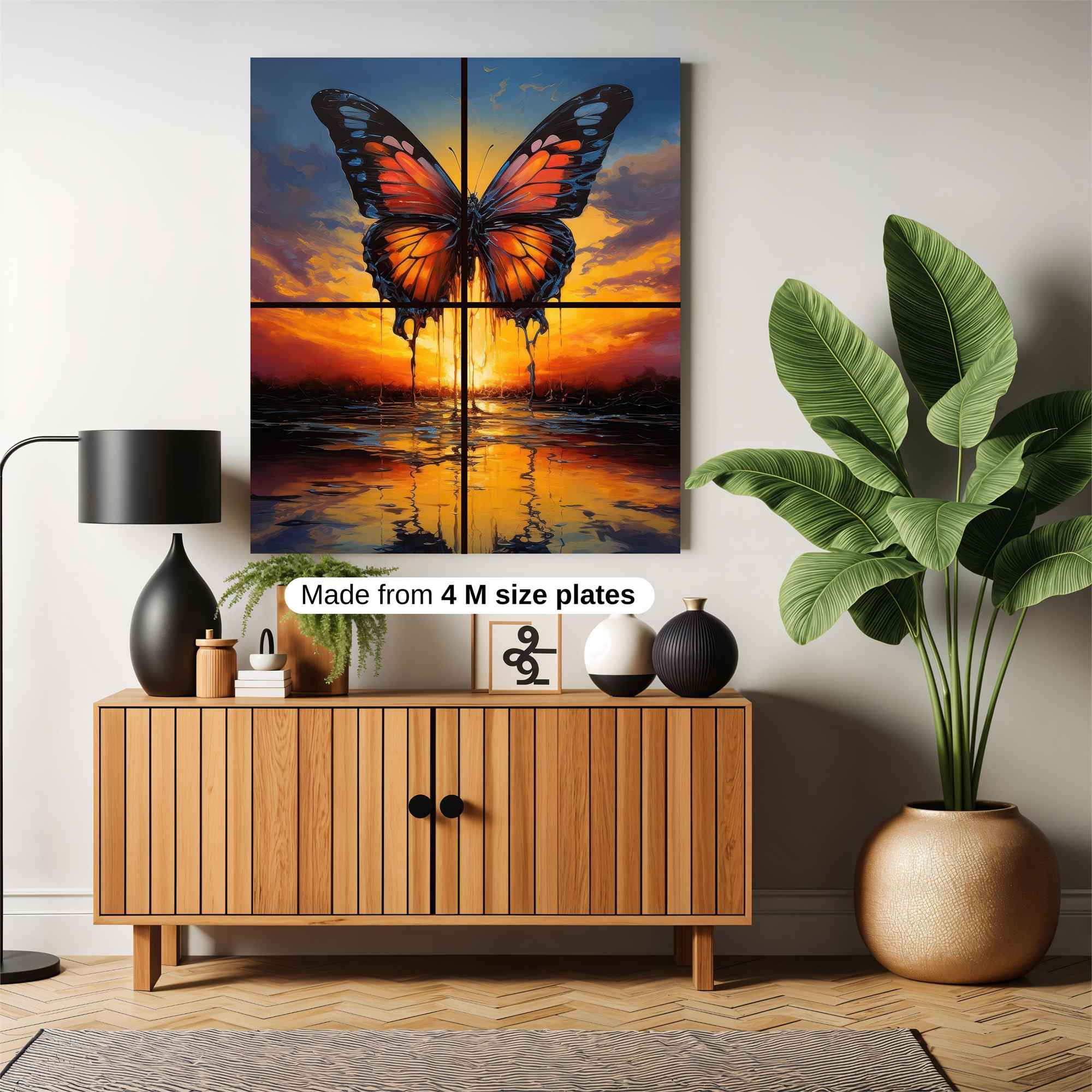 Butterfly Meltdown Safe Wall Magnetic / M