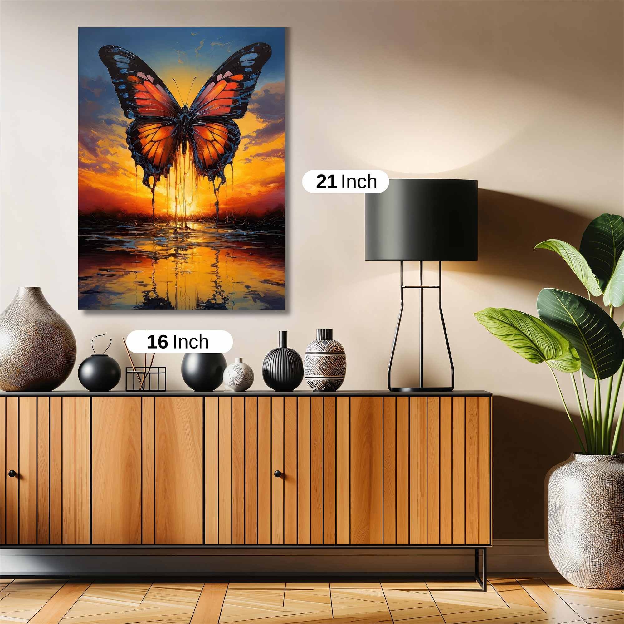 Butterfly Meltdown Safe Wall Magnetic / M