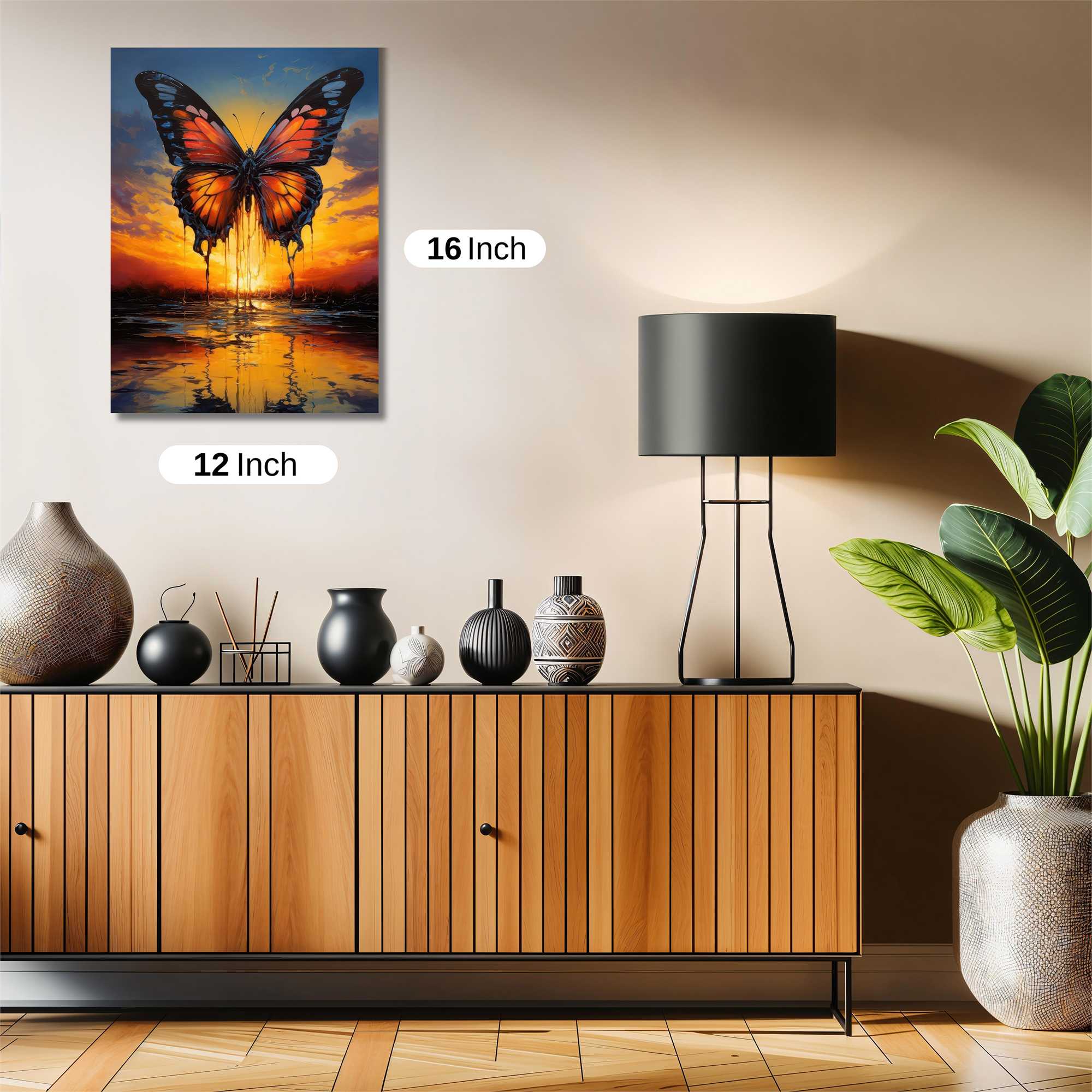 Butterfly Meltdown Safe Wall Magnetic / M
