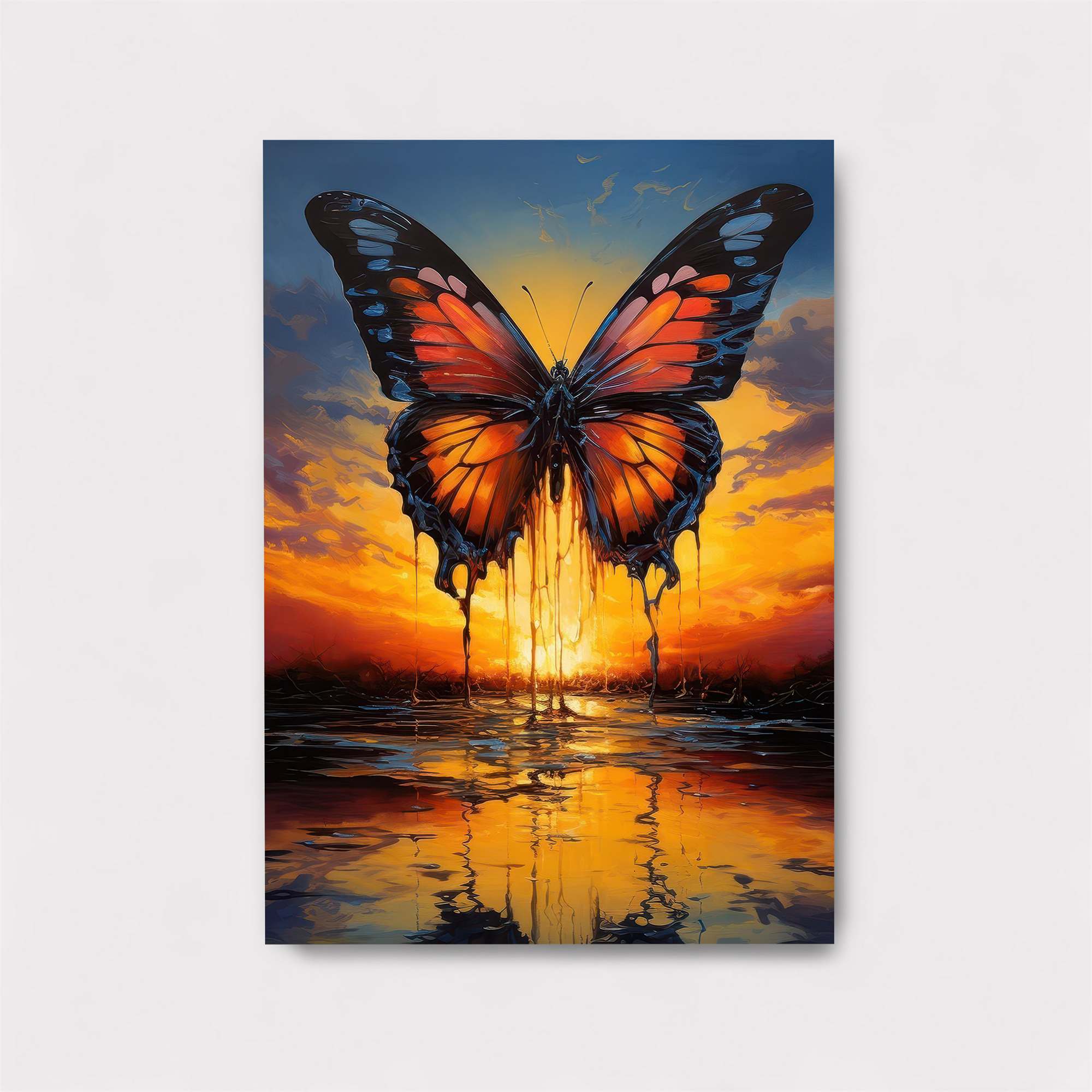 Butterfly Meltdown Safe Wall Magnetic / M