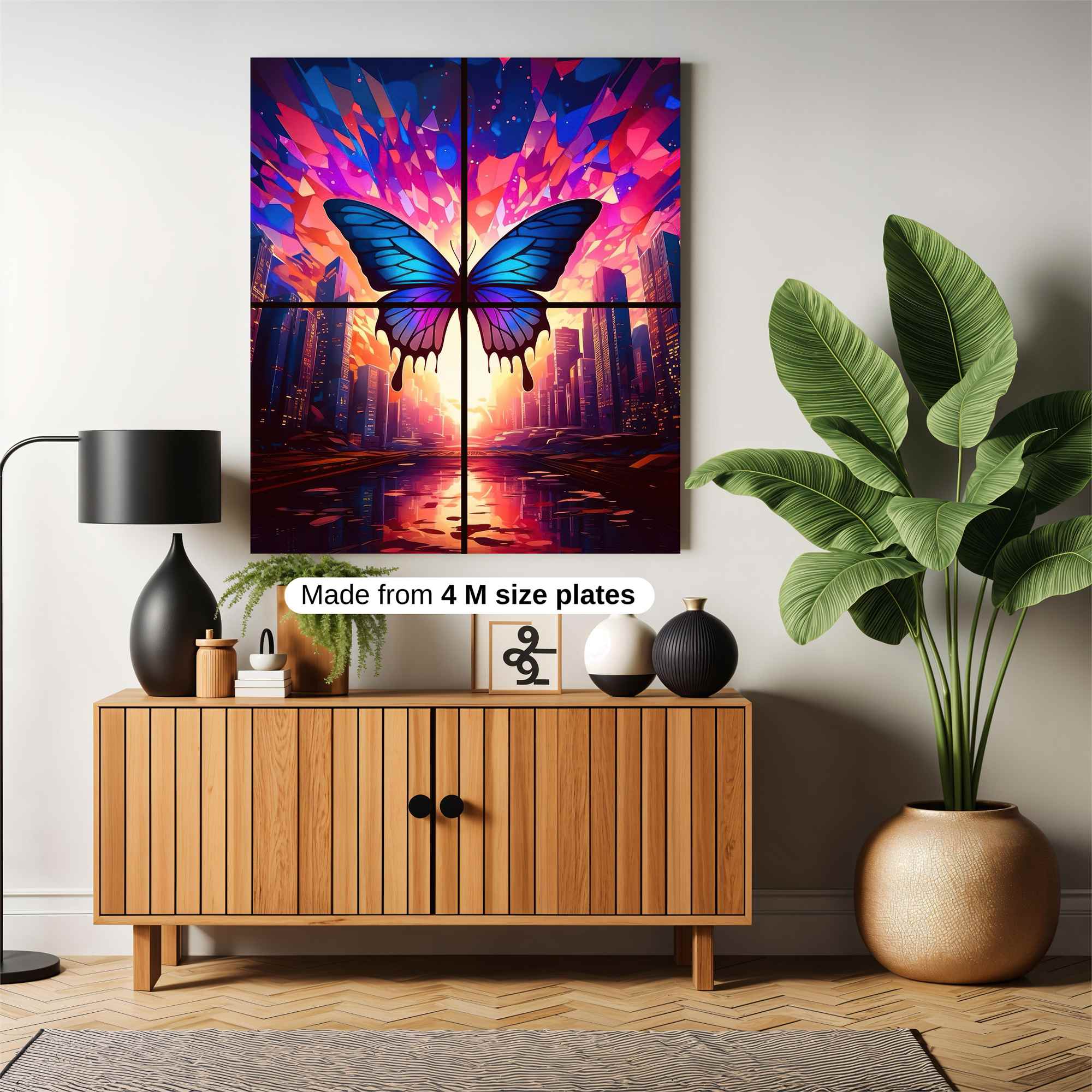 Butterfly Dreamscape Safe Wall Magnetic / M