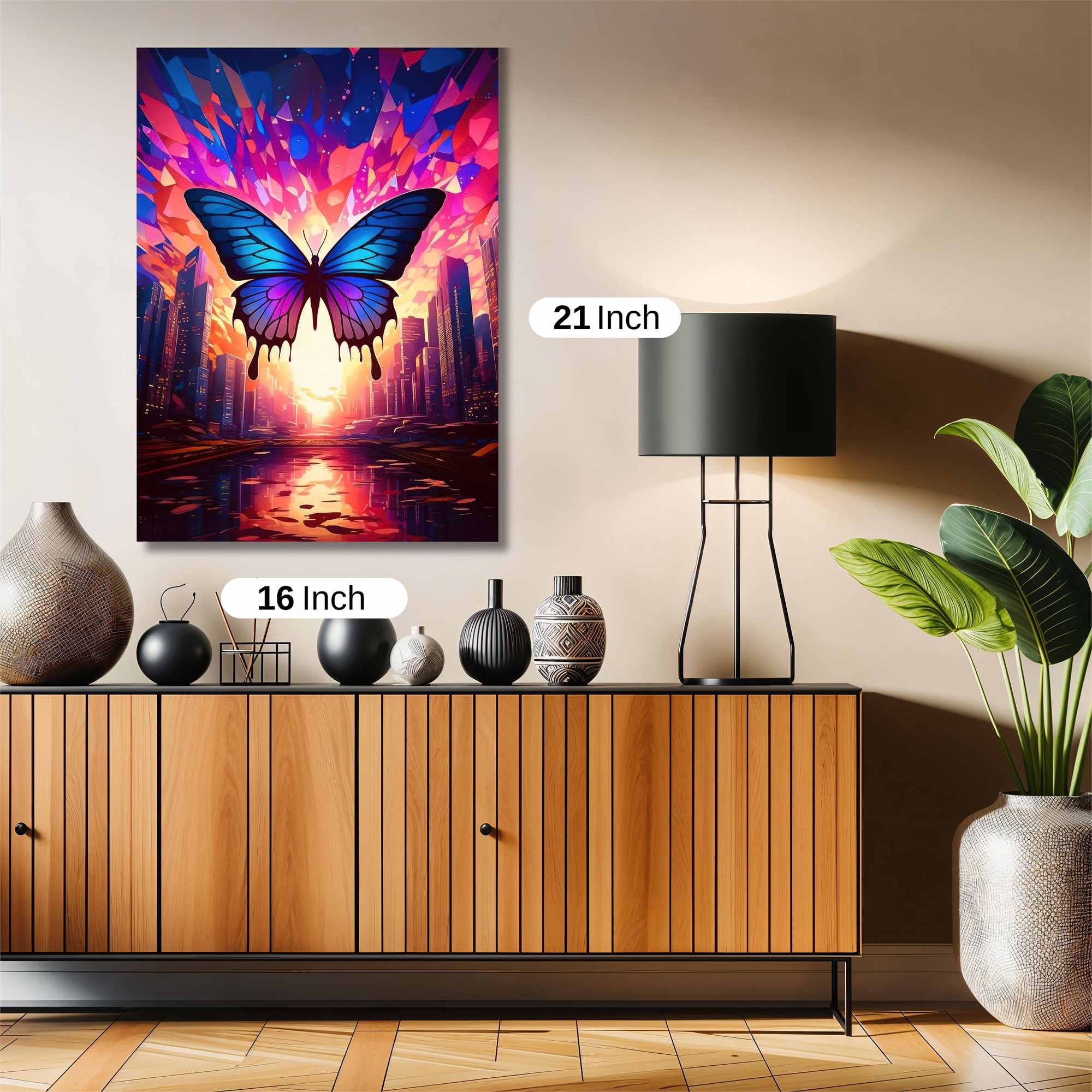 Butterfly Dreamscape Safe Wall Magnetic / M