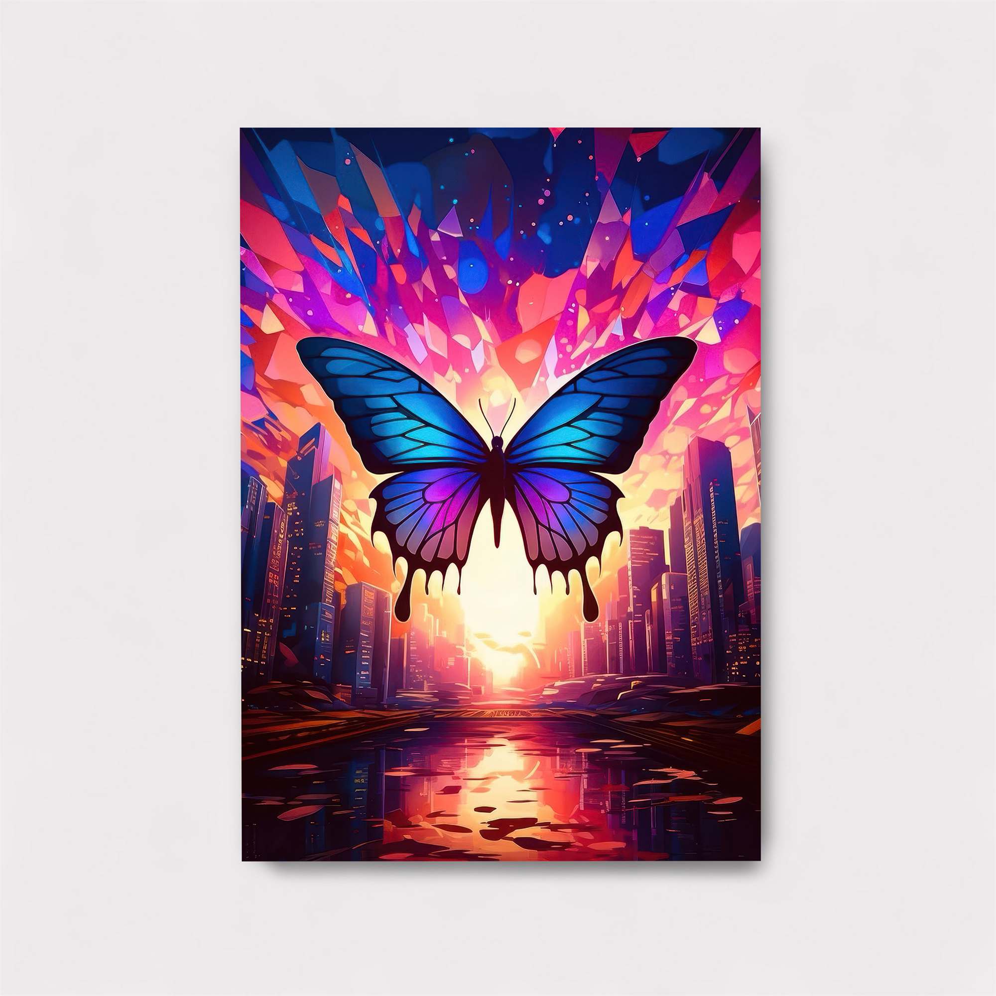 Butterfly Dreamscape Safe Wall Magnetic / M