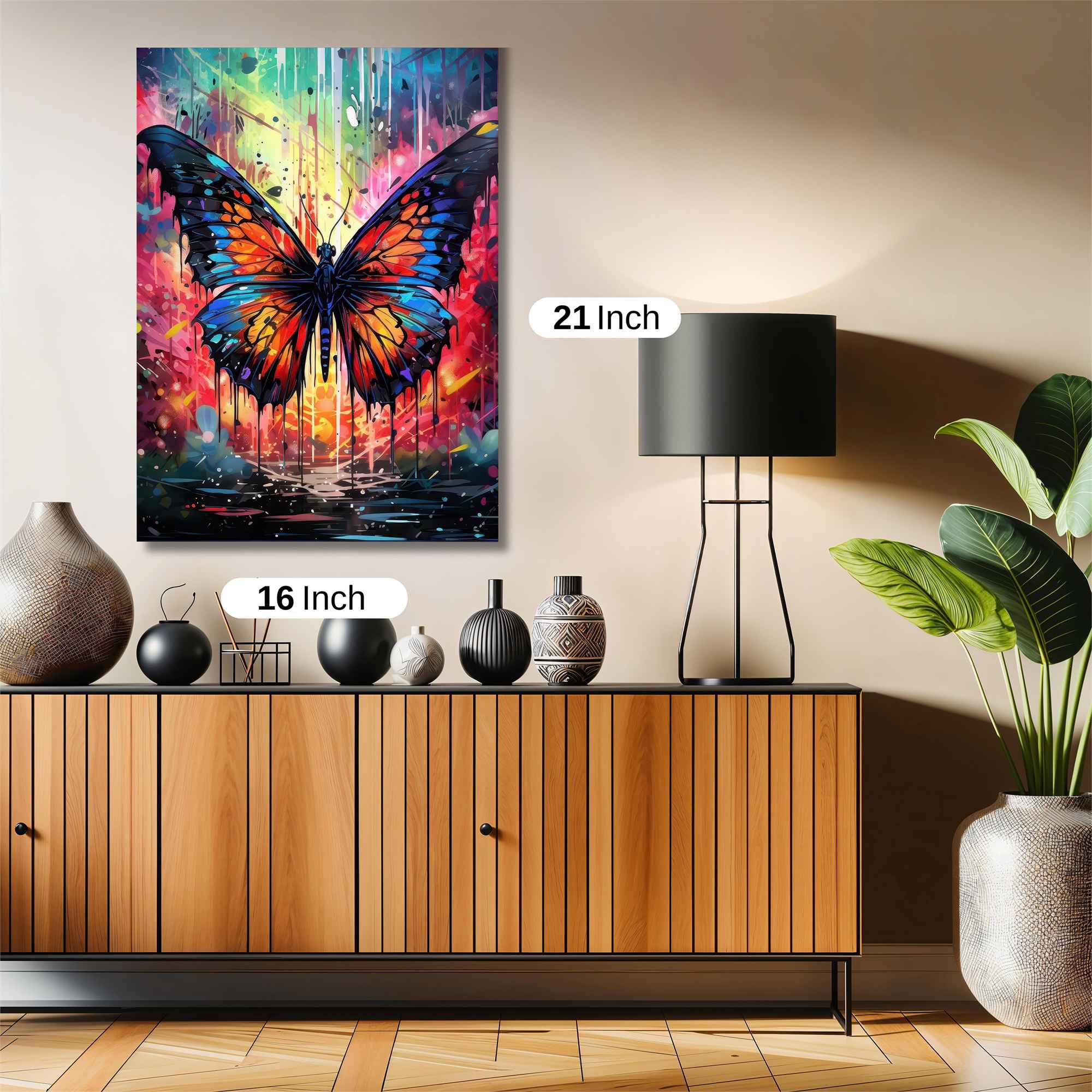 Butterfly Radiance Safe Wall Magnetic / M