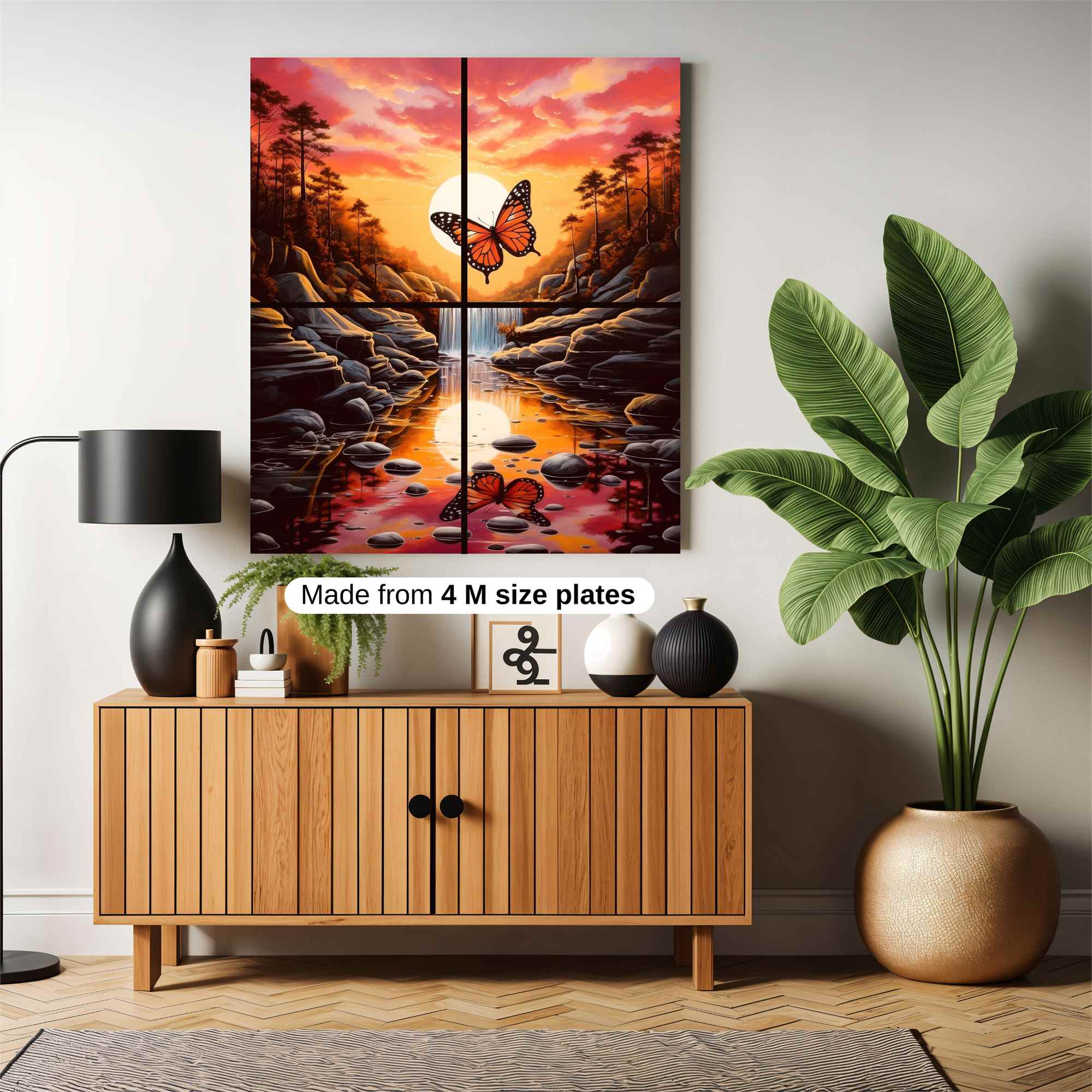 Butterfly Serenity Safe Wall Magnetic / M
