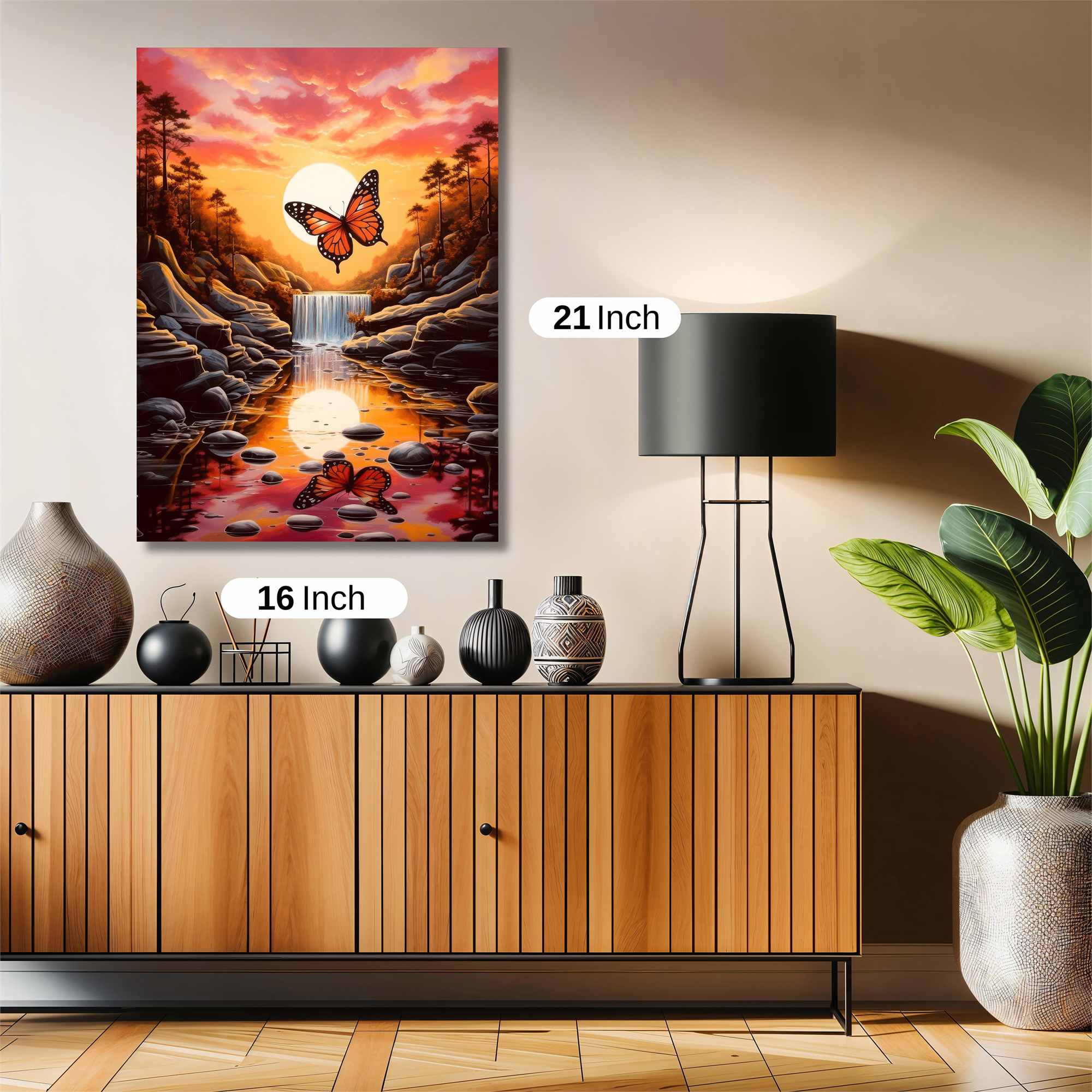 Butterfly Serenity Safe Wall Magnetic / M