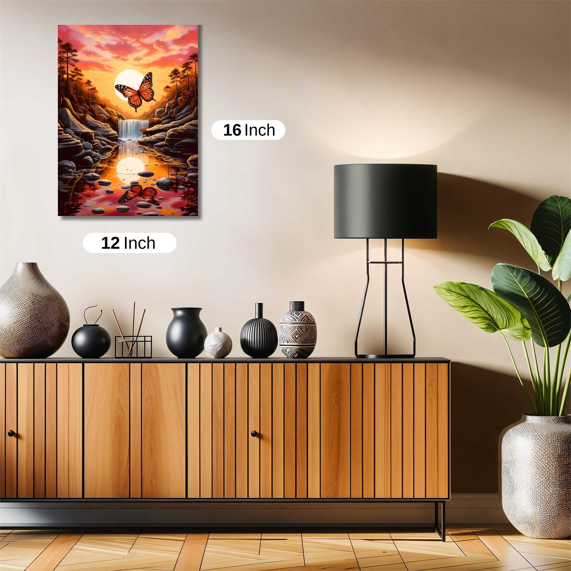 Butterfly Serenity Safe Wall Magnetic / M