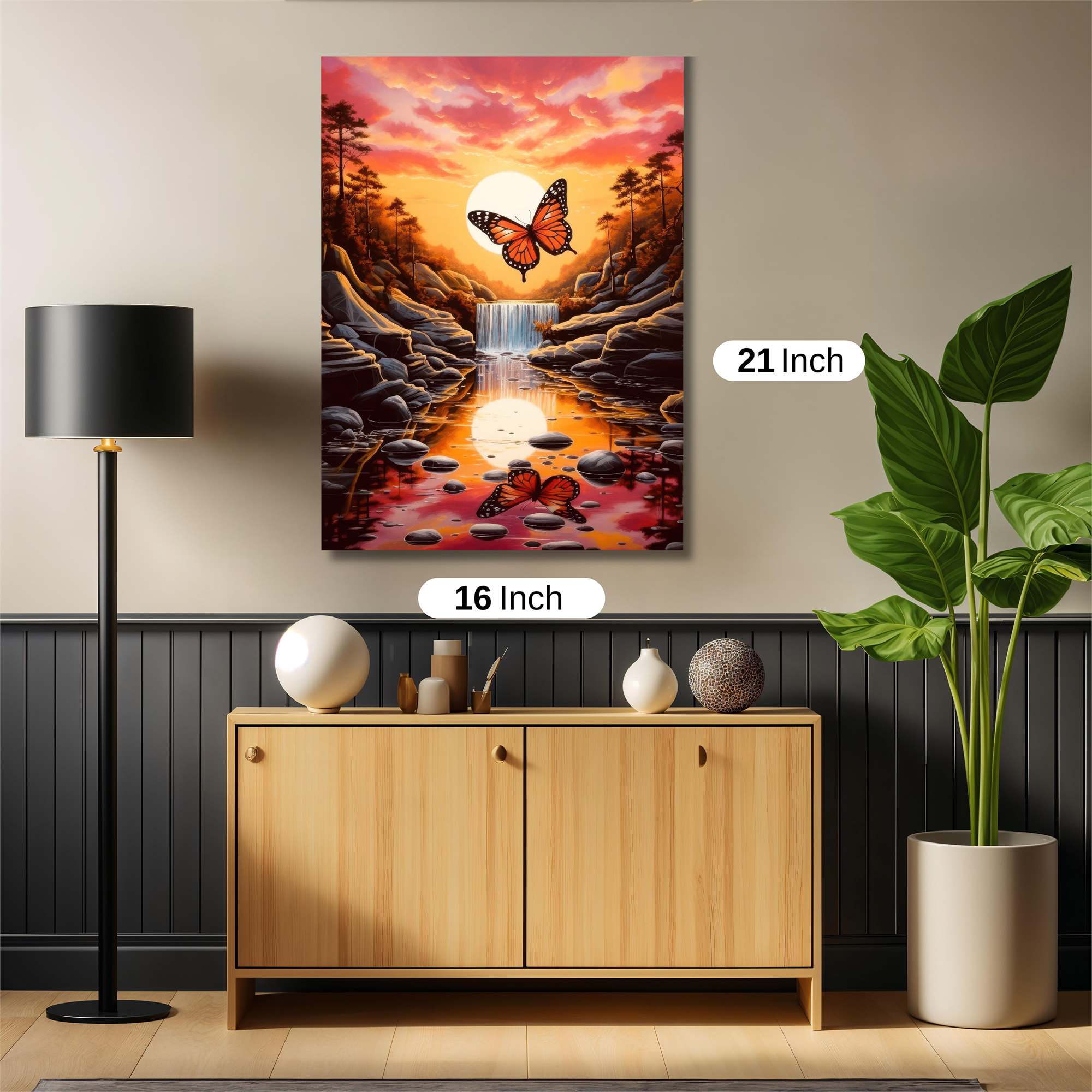 Butterfly Serenity Safe Wall Magnetic / M