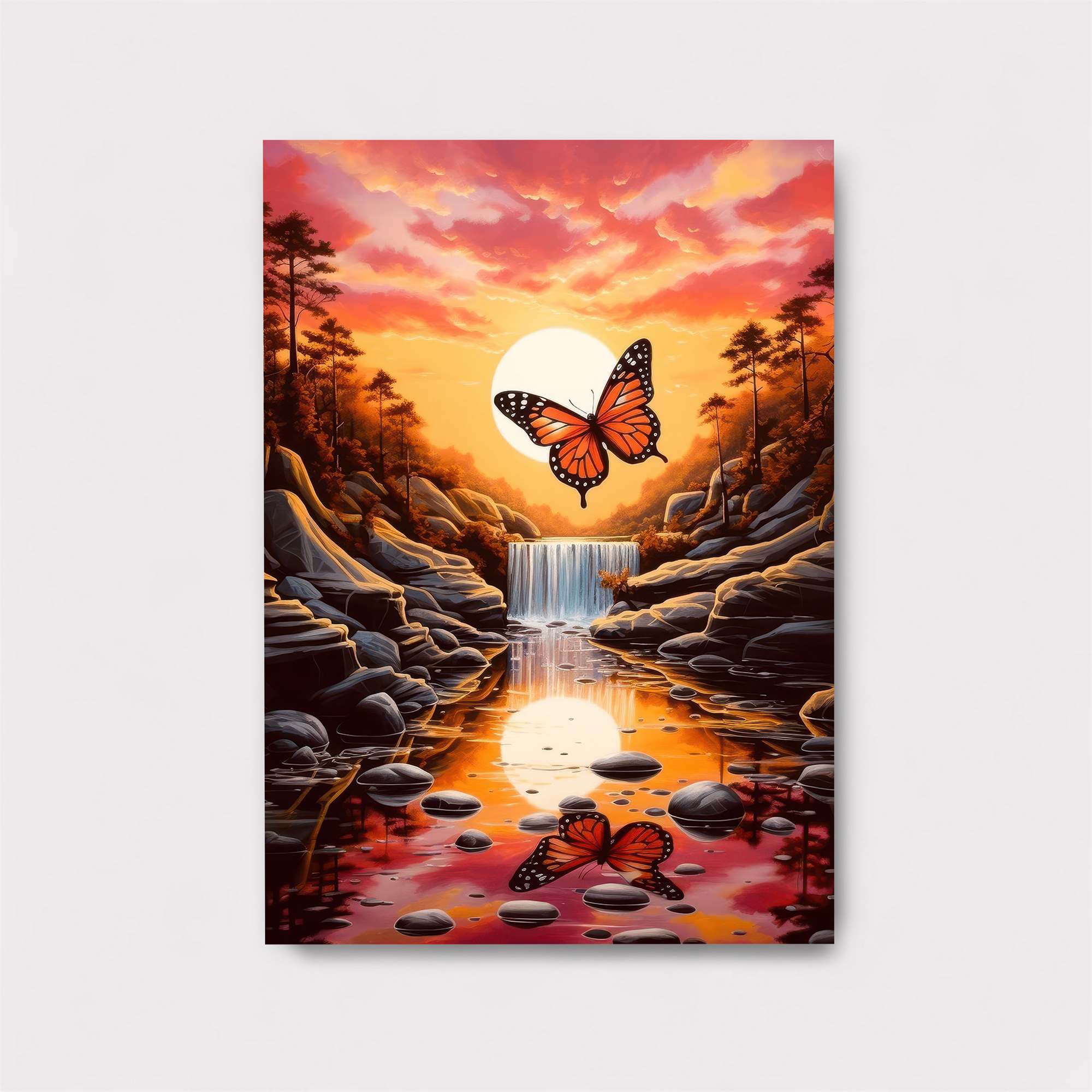 Butterfly Serenity Safe Wall Magnetic / M