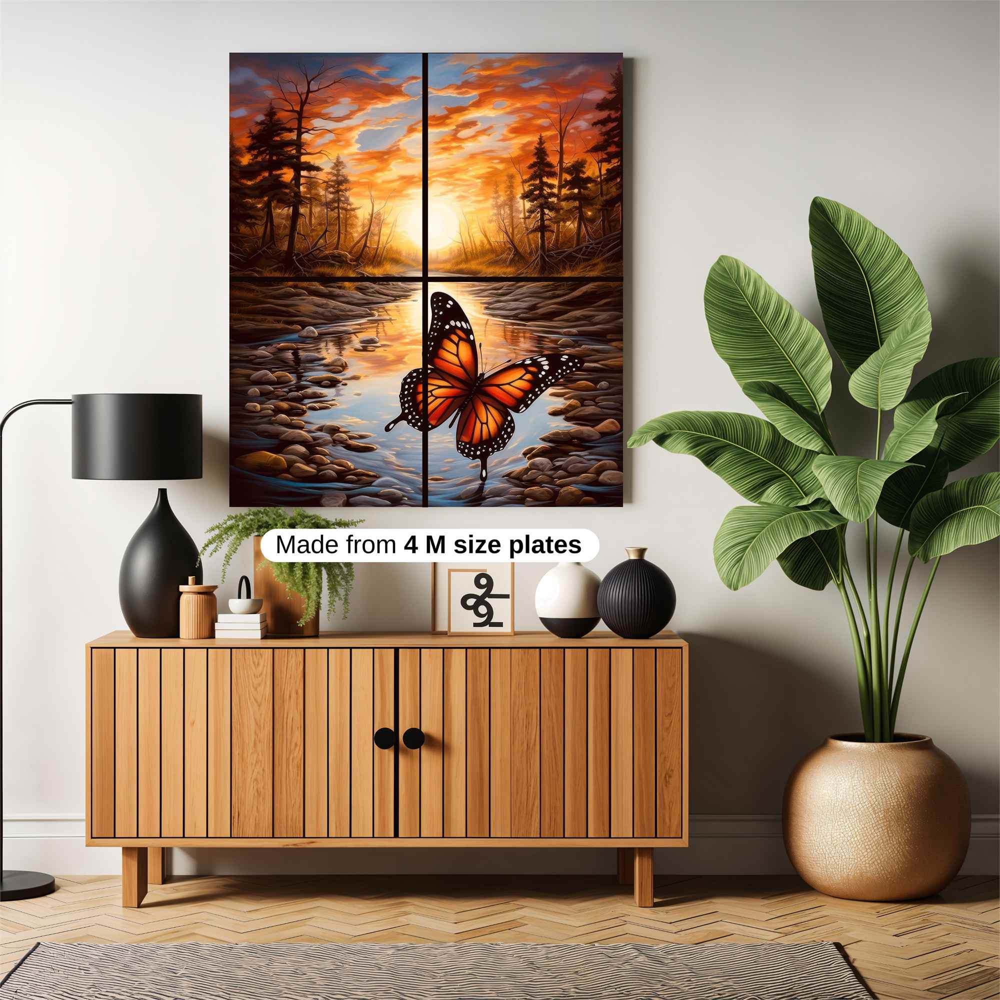 Butterfly Serenity Safe Wall Magnetic / M