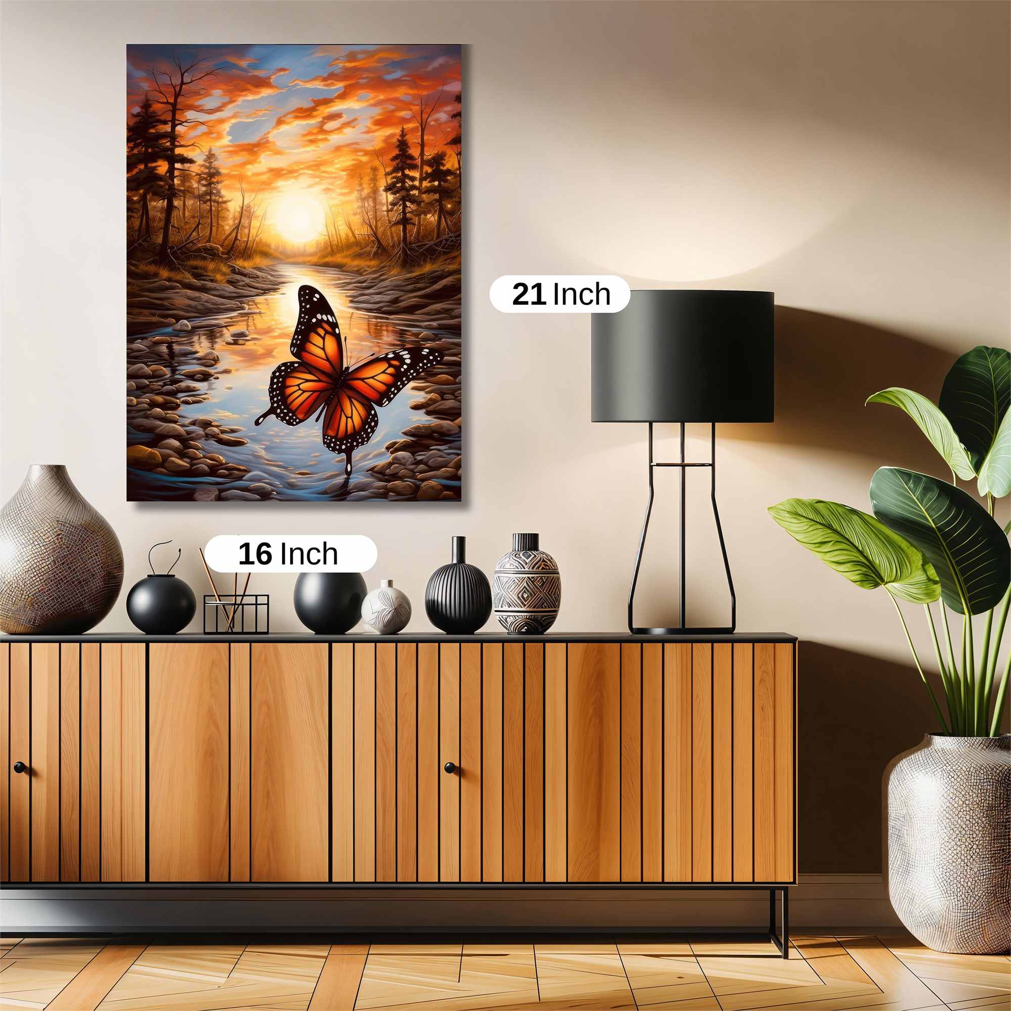 Butterfly Serenity Safe Wall Magnetic / M