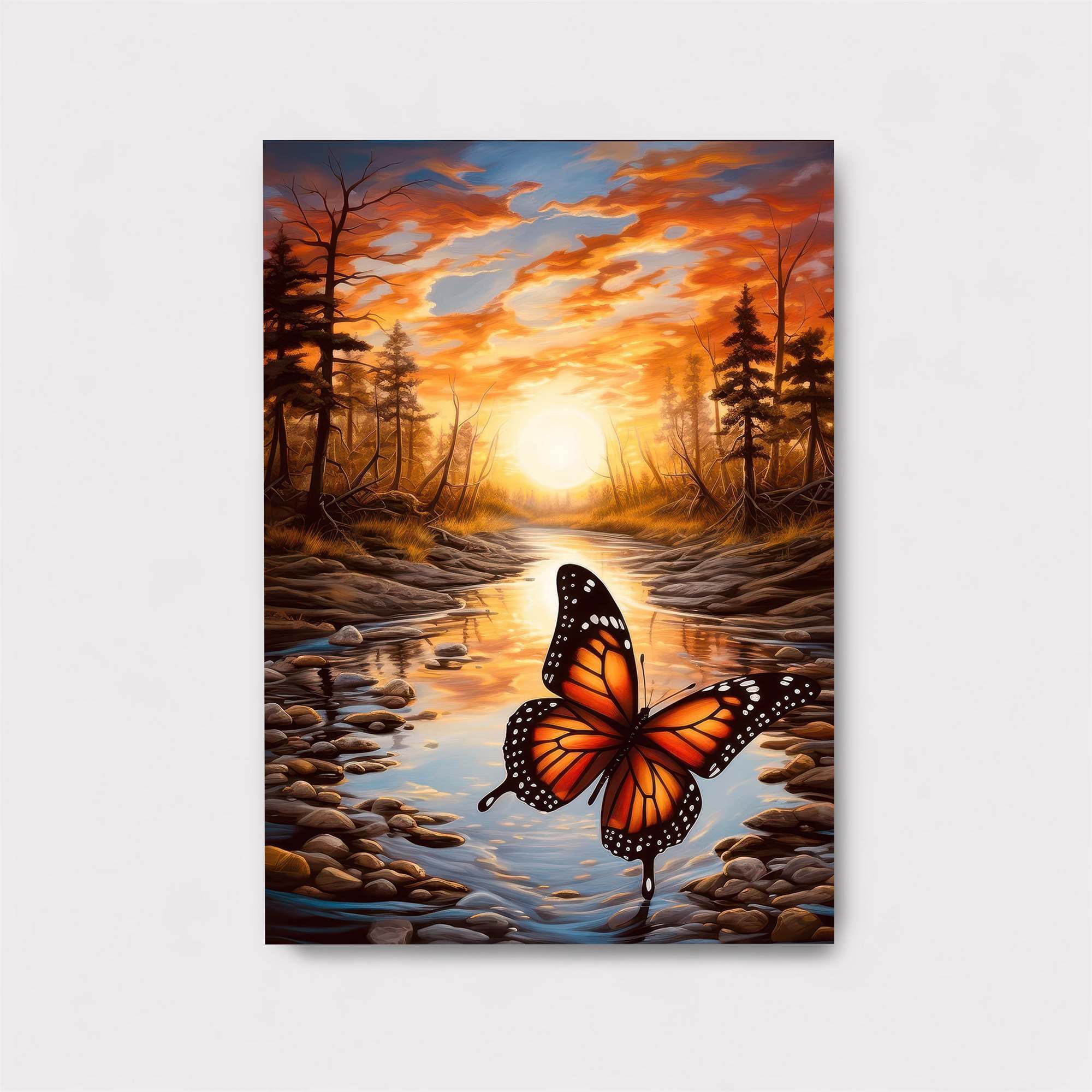 Butterfly Serenity Safe Wall Magnetic / M